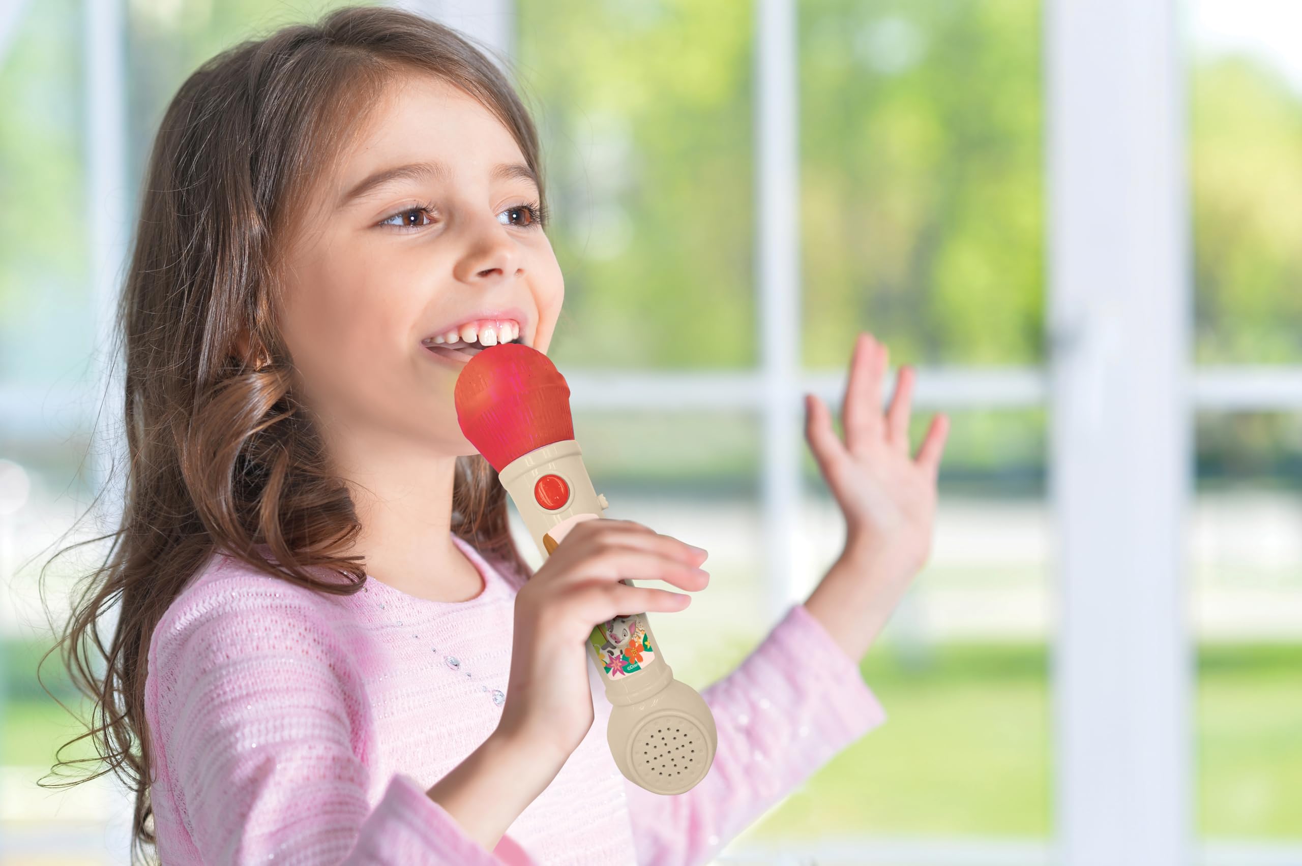 LEXIBOOK Moana Lighting Microphone - Musical Toy with Built-in Speaker & Light Effects 3