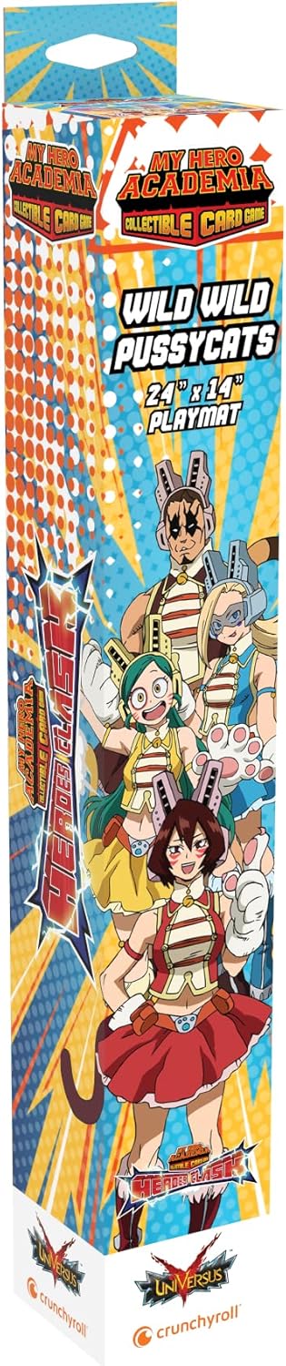 Jasco Games My Hero Academia CCG Wild Wild Pussycats Play Mat 4