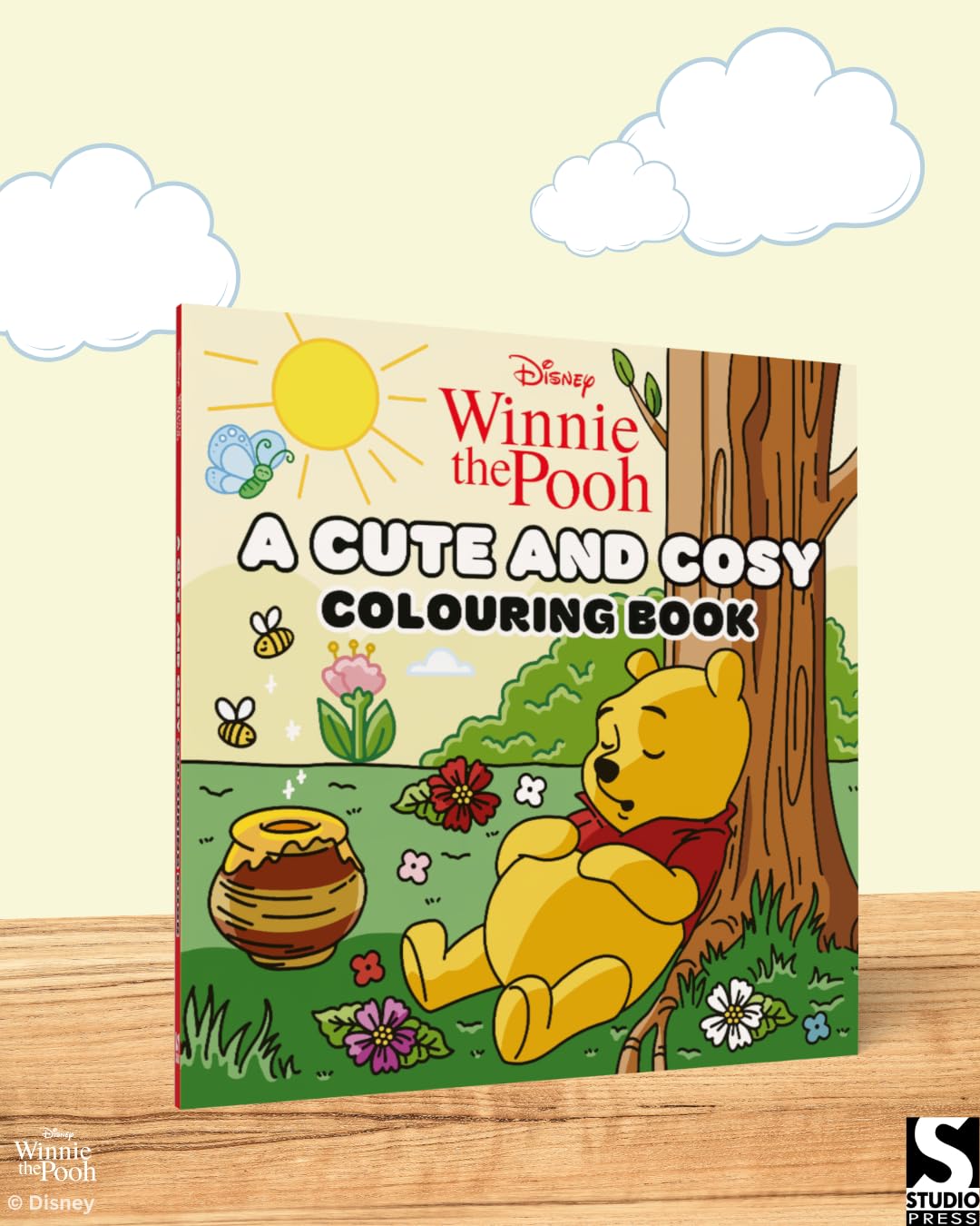 Studio Press Disney Winnie the Pooh: A Cute and Cosy Colouring Book | Paperback | English 5