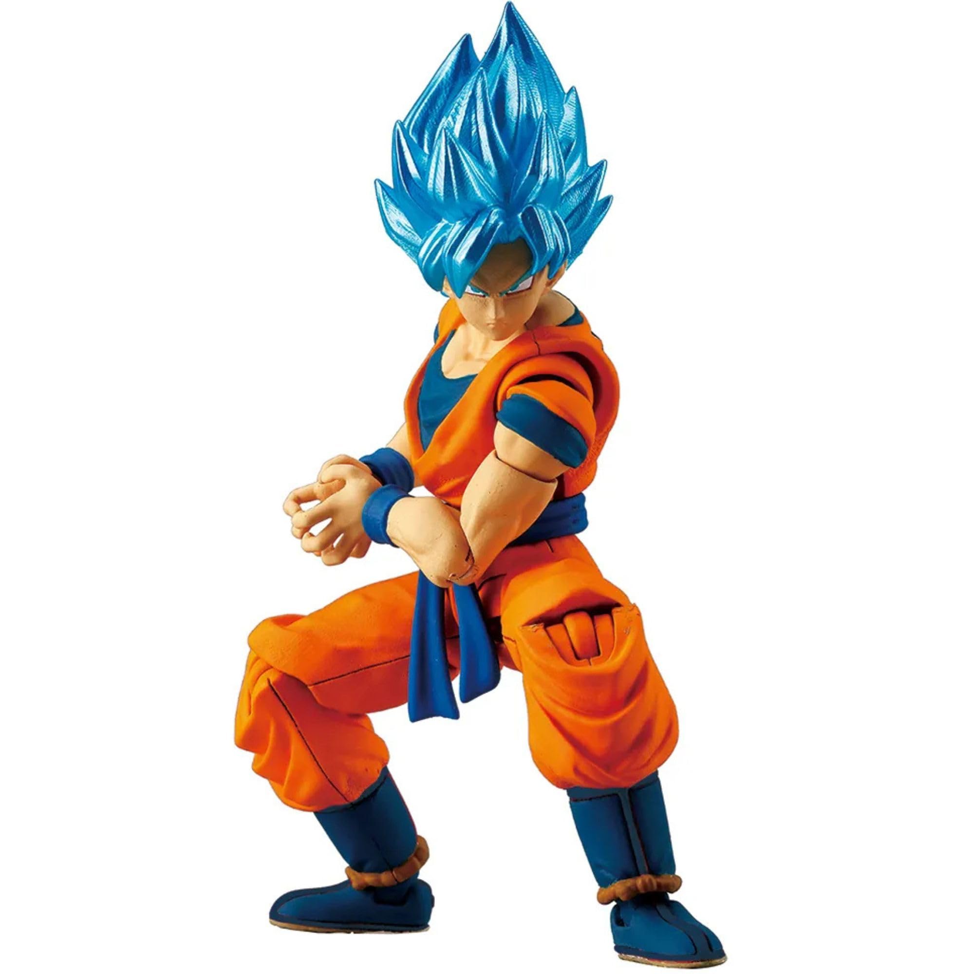 Bandai Dragon Ball Evolve Blue Goku Action Figure - 12.5cm Super Saiyan Blue Goku Toy 6
