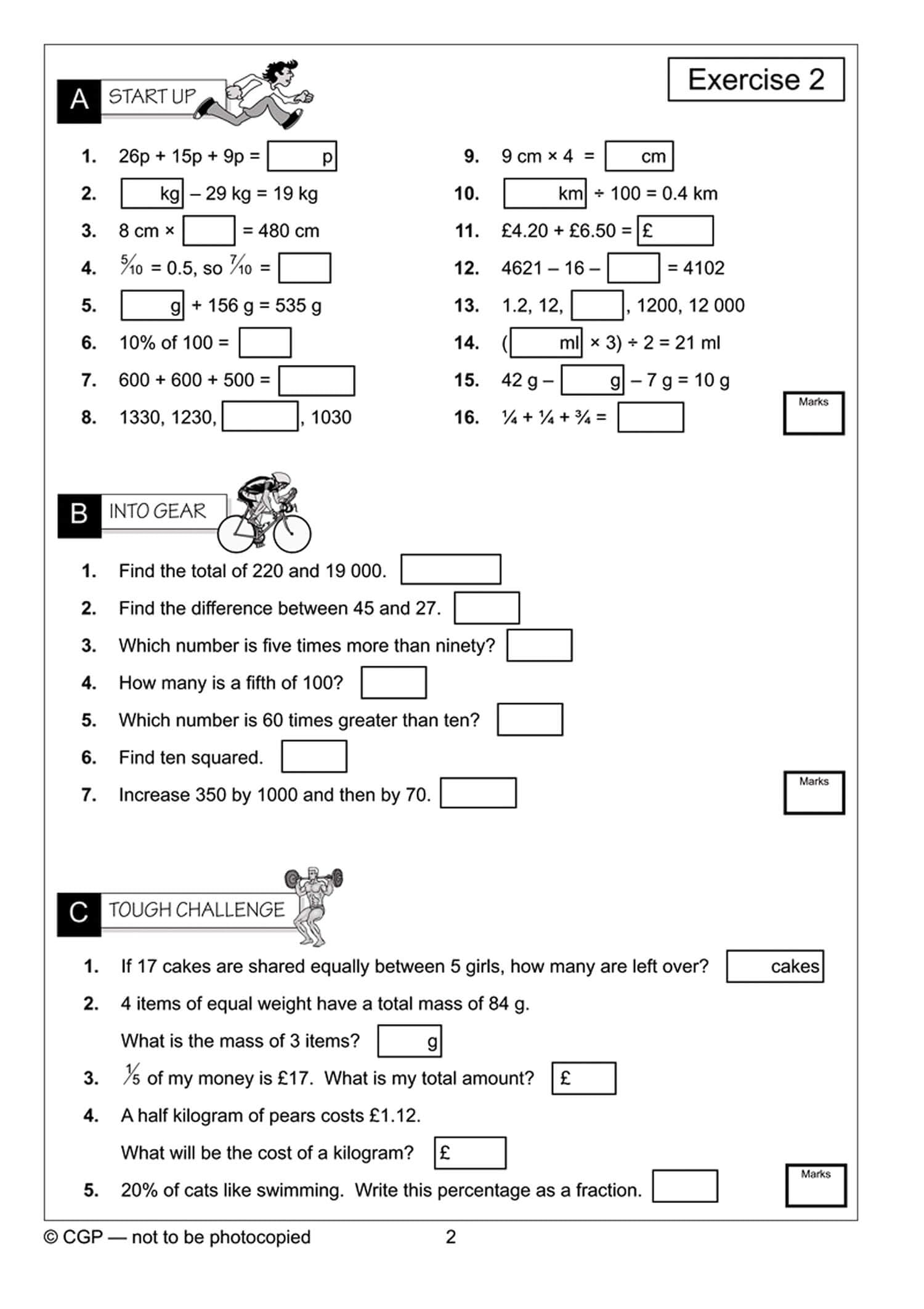CGP KS2 Mental Maths Workout - Year 5 | Paperback | Ages 9-10 3