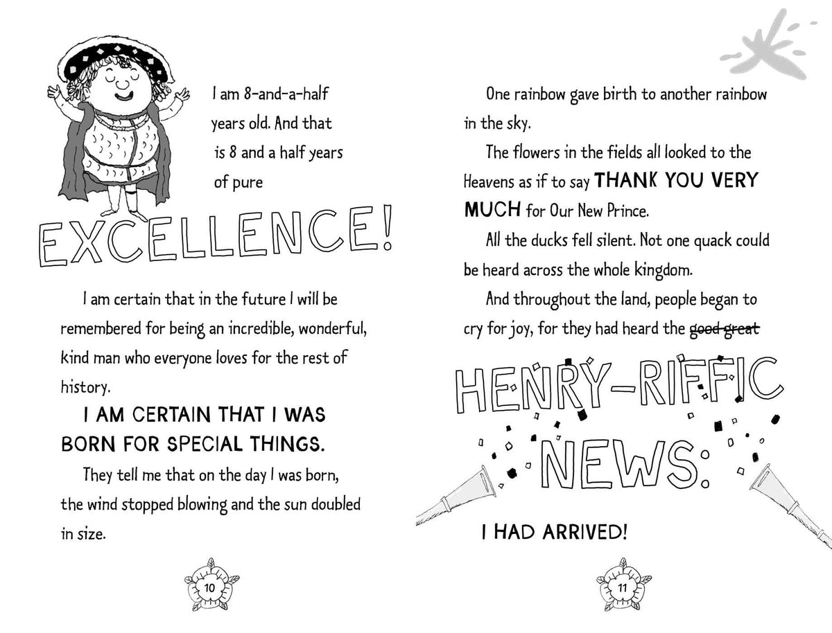 Simon & Schuster Henry Tudor: The Incredible Diaries of Me! - Paperback, 224 Pages, Age 8+