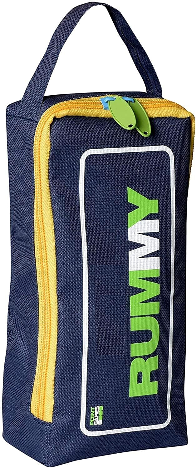 Point Games Full Size Rummy Game with 3-Tier Racks & Travel Bag 5