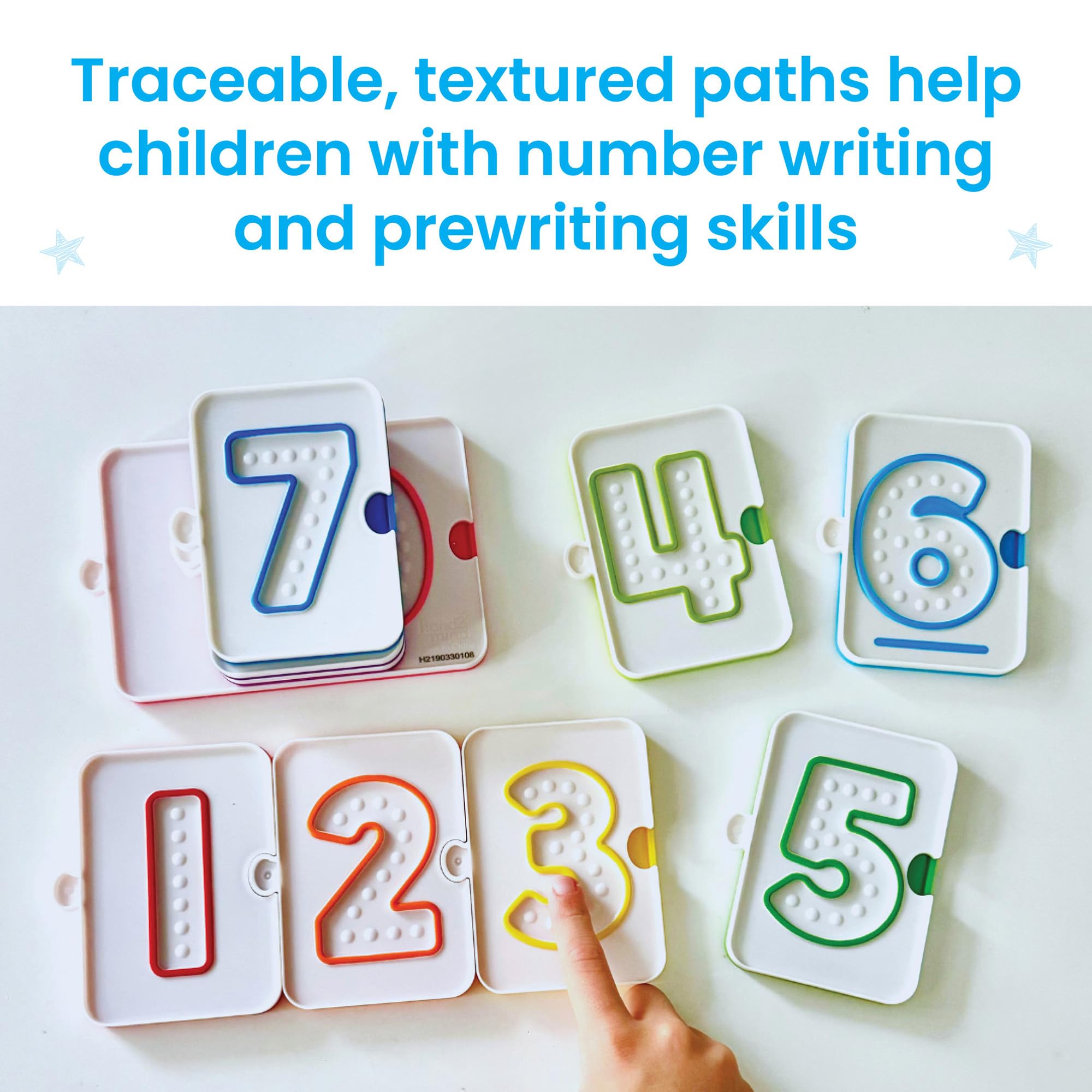 Learning Resources Sensory Number Trays - Educational Math Toy for 3+ Year Olds 5