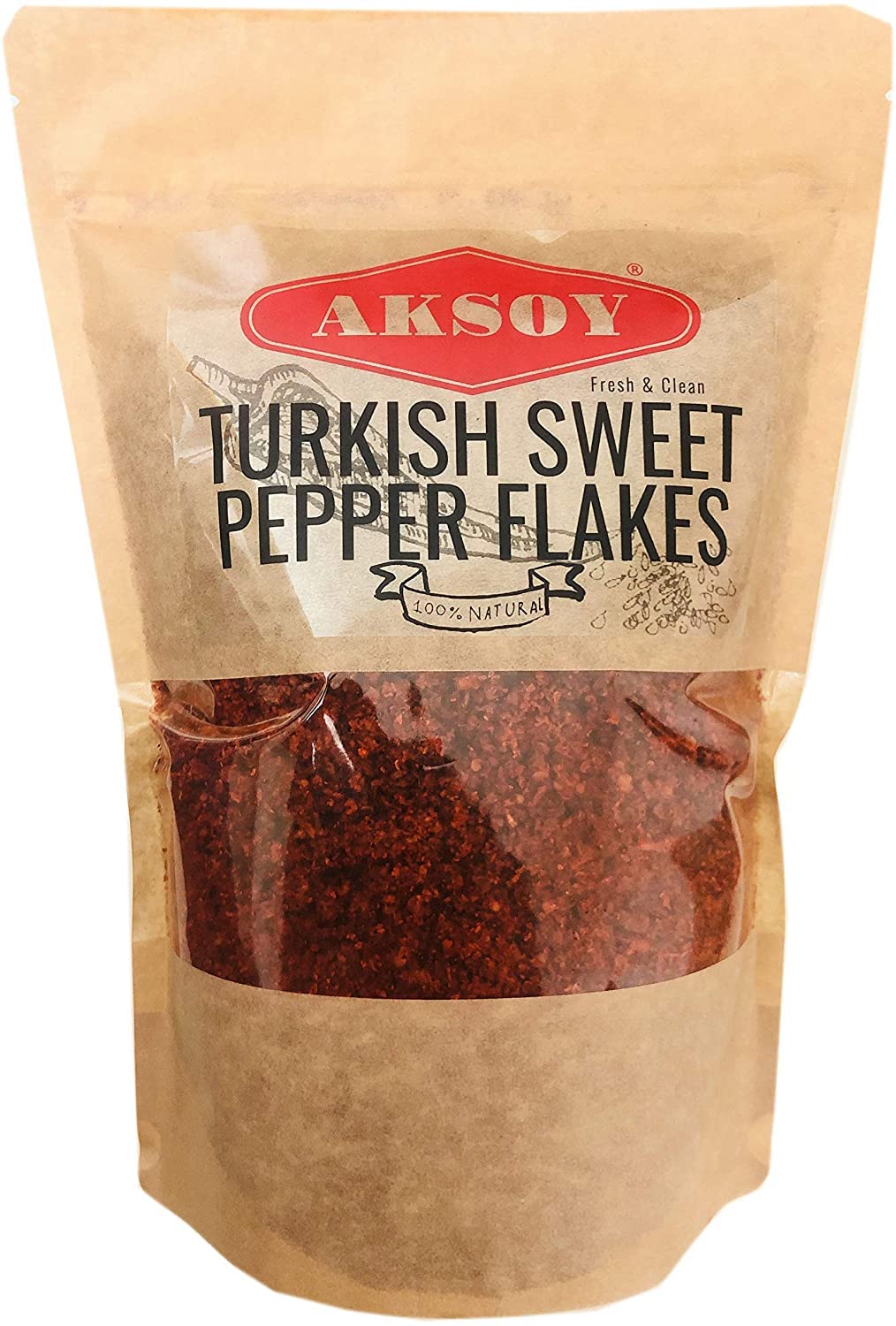 Aksoy Premium-Qualität türkische süße rote Paprikaflocken (Turk Kirmizi Pul Biber)