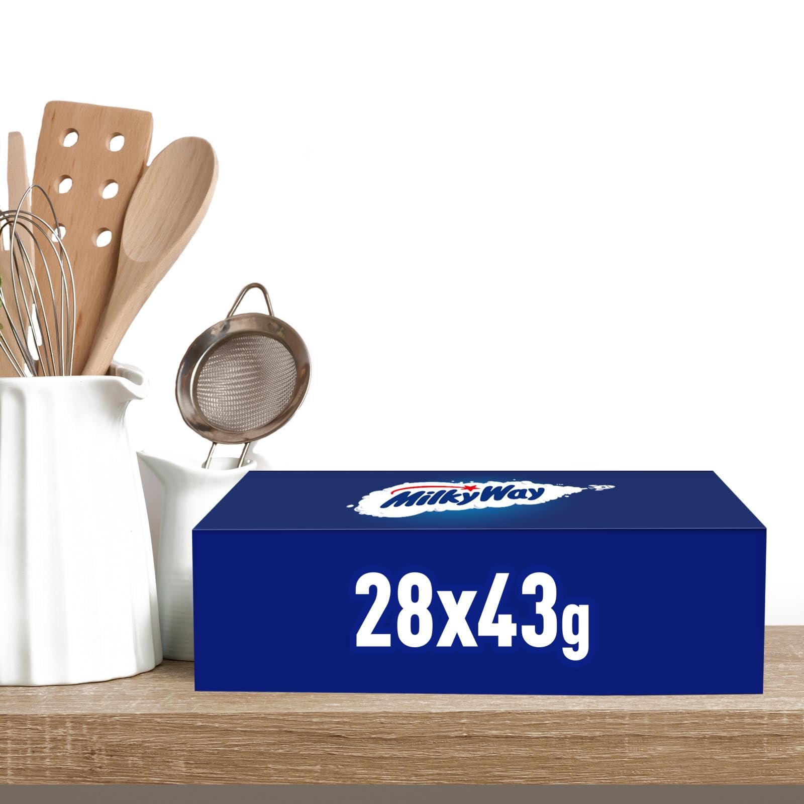 Milky Way Milk Chocolate & Nougat Bars Bulk Box (28 x 43g) 13