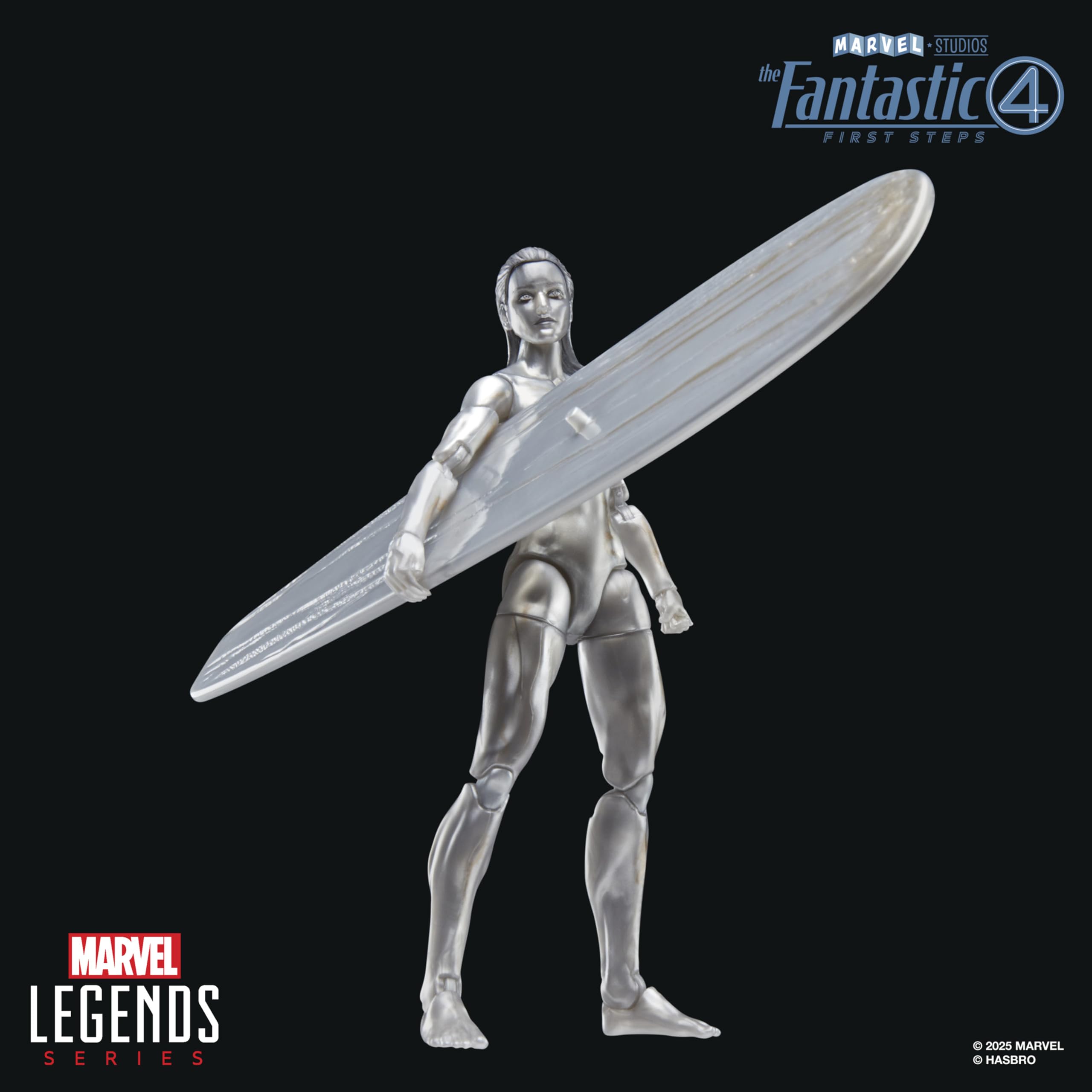 Marvel Legends Series Silver Surfer 6-Inch Action Figure with Surfboard & Accessories 4