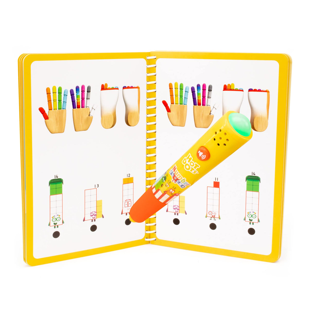 Numberblocks Hot Dots 11–20 Activity Book & Interactive Pen - 60+ Activities, Ages 5–9