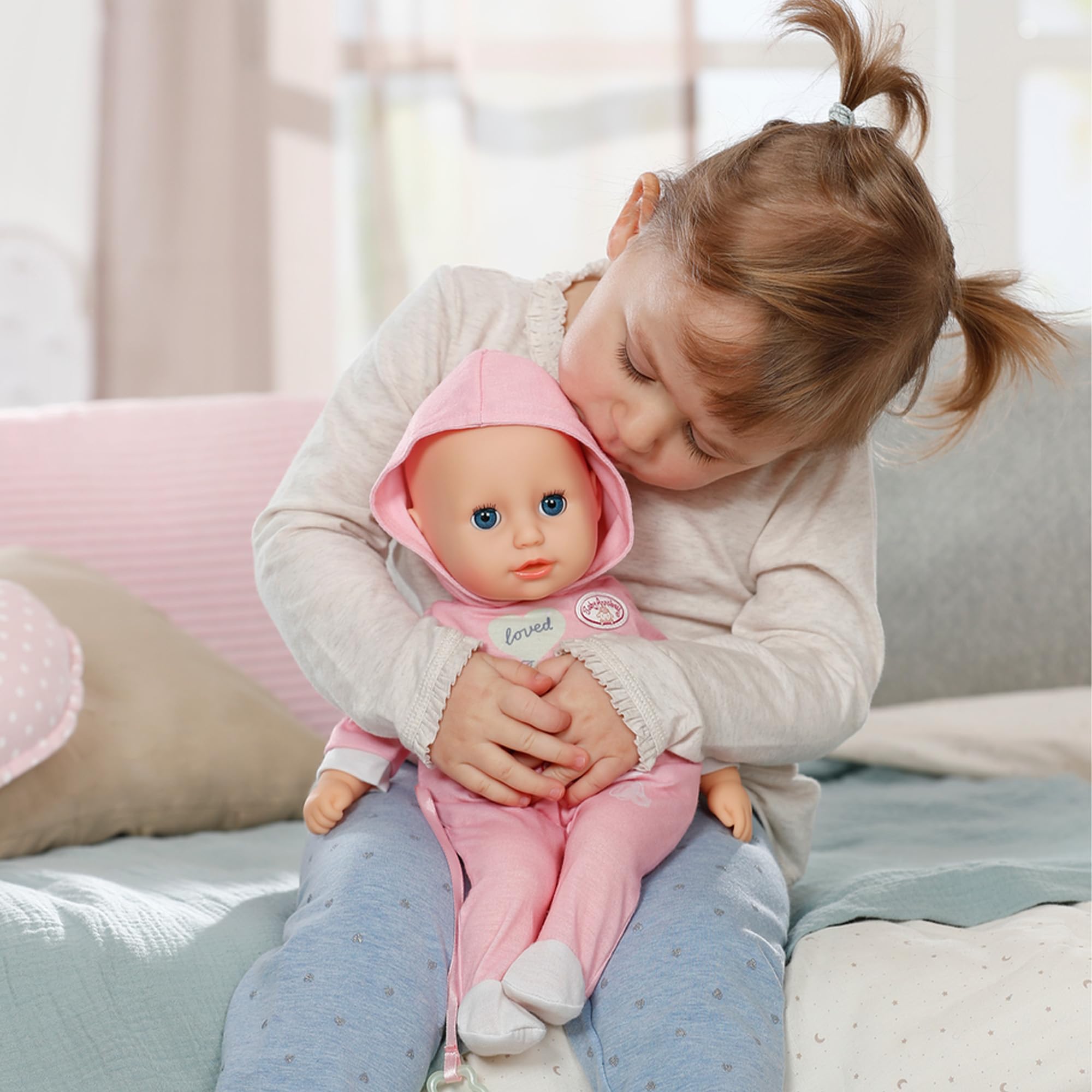 Baby Annabell Hannah Let's Play - Interactive Baby Doll with 5 Functions for Toddlers 5