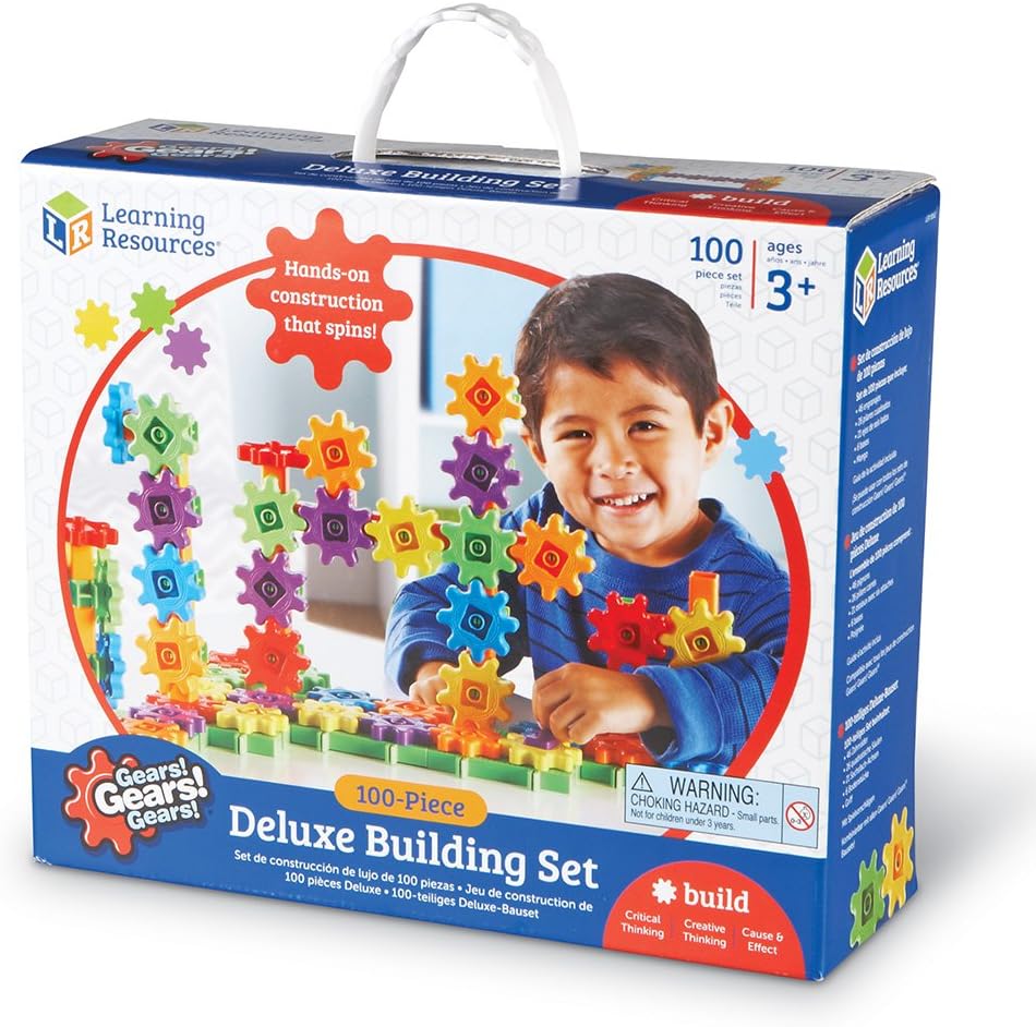 Learning Resources Gears Gears Gears Deluxe Building Set - 119-Piece STEM Toy for Ages 3-7 6