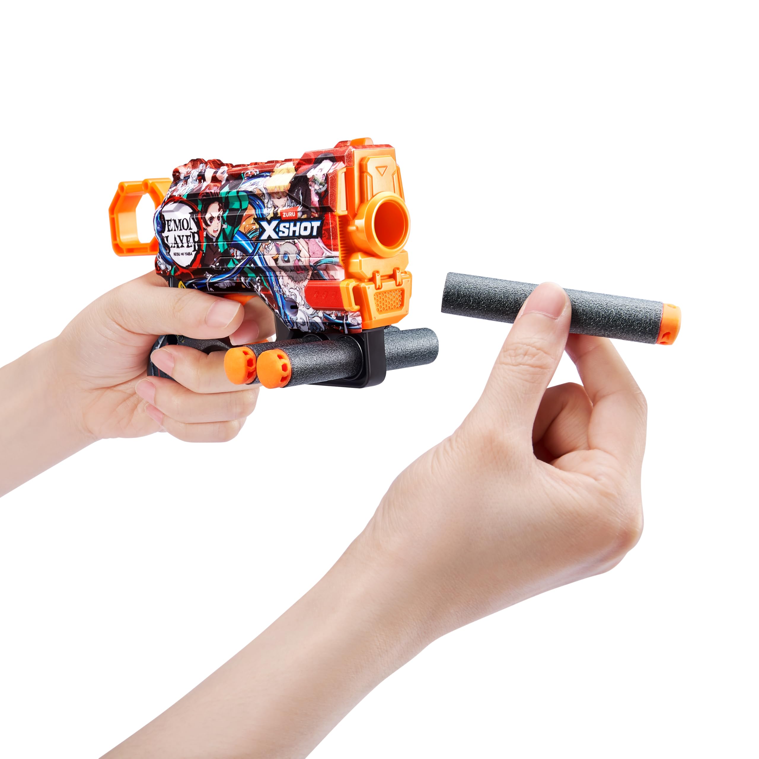 XSHOT Skins Menace Foam Blaster - 2 Blasters & 16 Darts with Air Pocket Technology 10