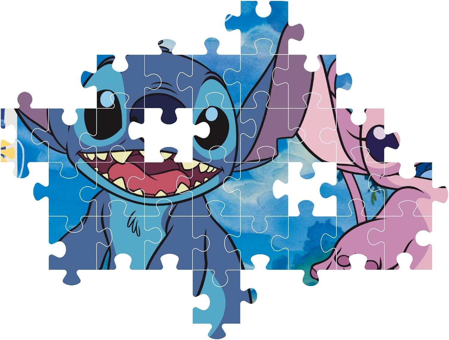 Clementoni Disney Stitch SuperColor Jigsaw Puzzle - 104 Pieces for Kids 4