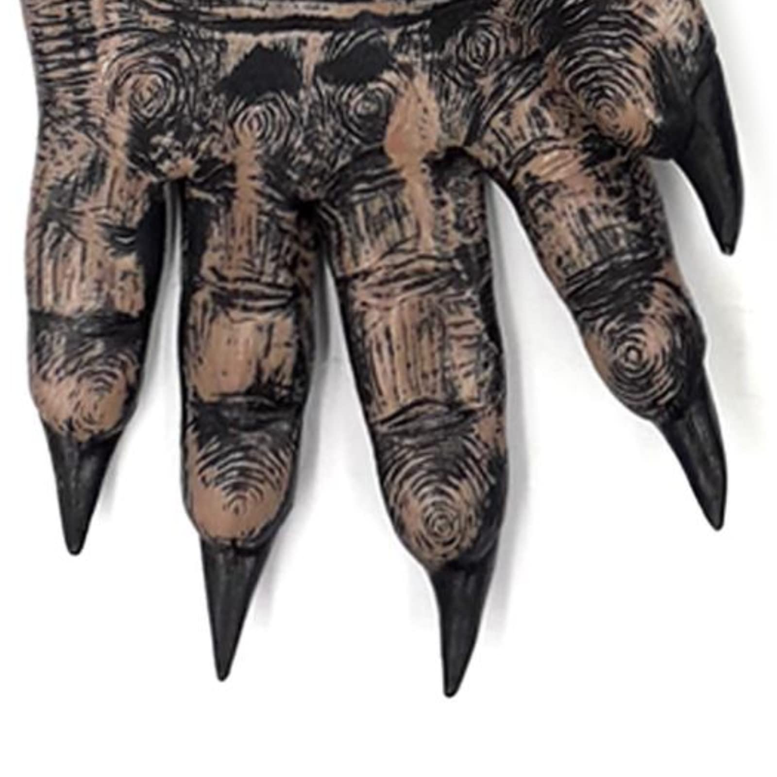 Bristol Novelty Wolf Hands MD241 | Black and Brown | Adult Unisex Costume Accessory 5