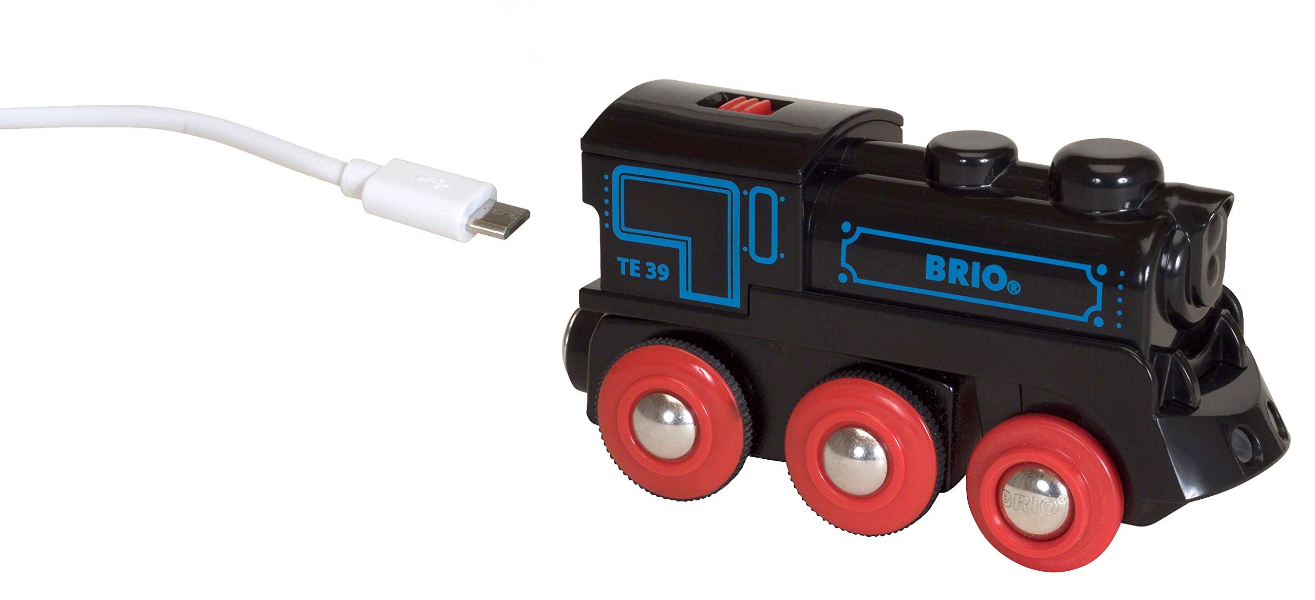 BRIO World Rechargeable USB Battery Powered Engine Toy Train for Kids 3 Years Up 6