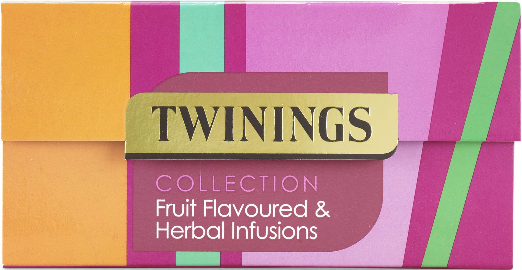 Twinings Infusions Selection Variety Gift Set - 40 Enveloped Teabags with Peppermint, Lemon & Ginger, Blackcurrant & Blueberry, Camomile 3