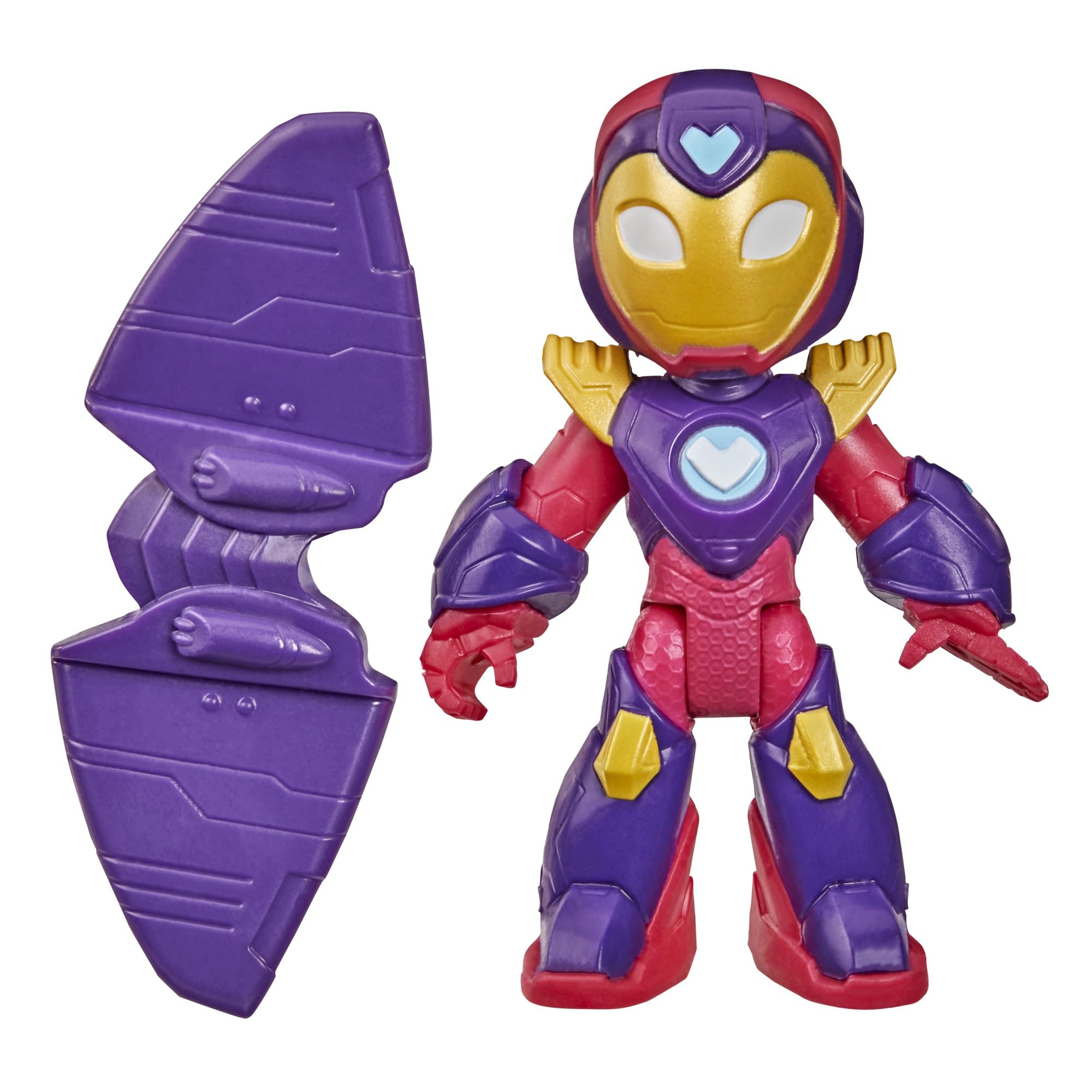 Marvel Ironheart Action Figure - 3-Inch Poseable Toy with Detachable Wings | Ages 3+ 2