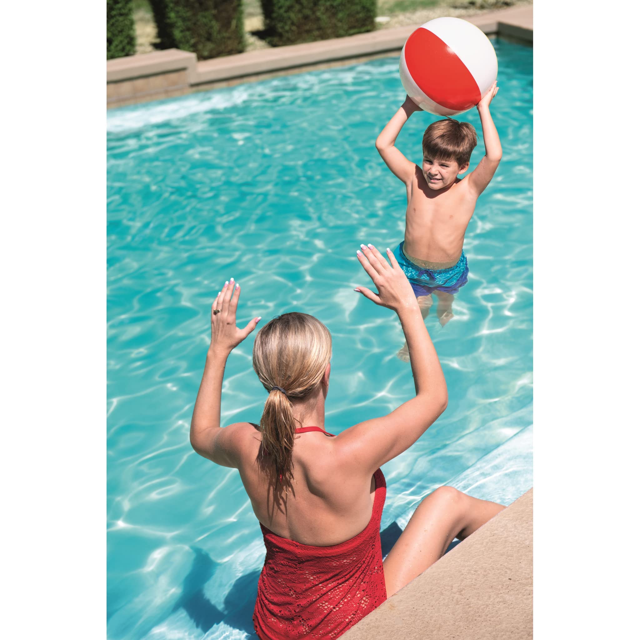 Bestway Inflatable Panel Beach Ball - 20 Inch Multi-Color Pool & Beach Toy for Outdoor Fun 6