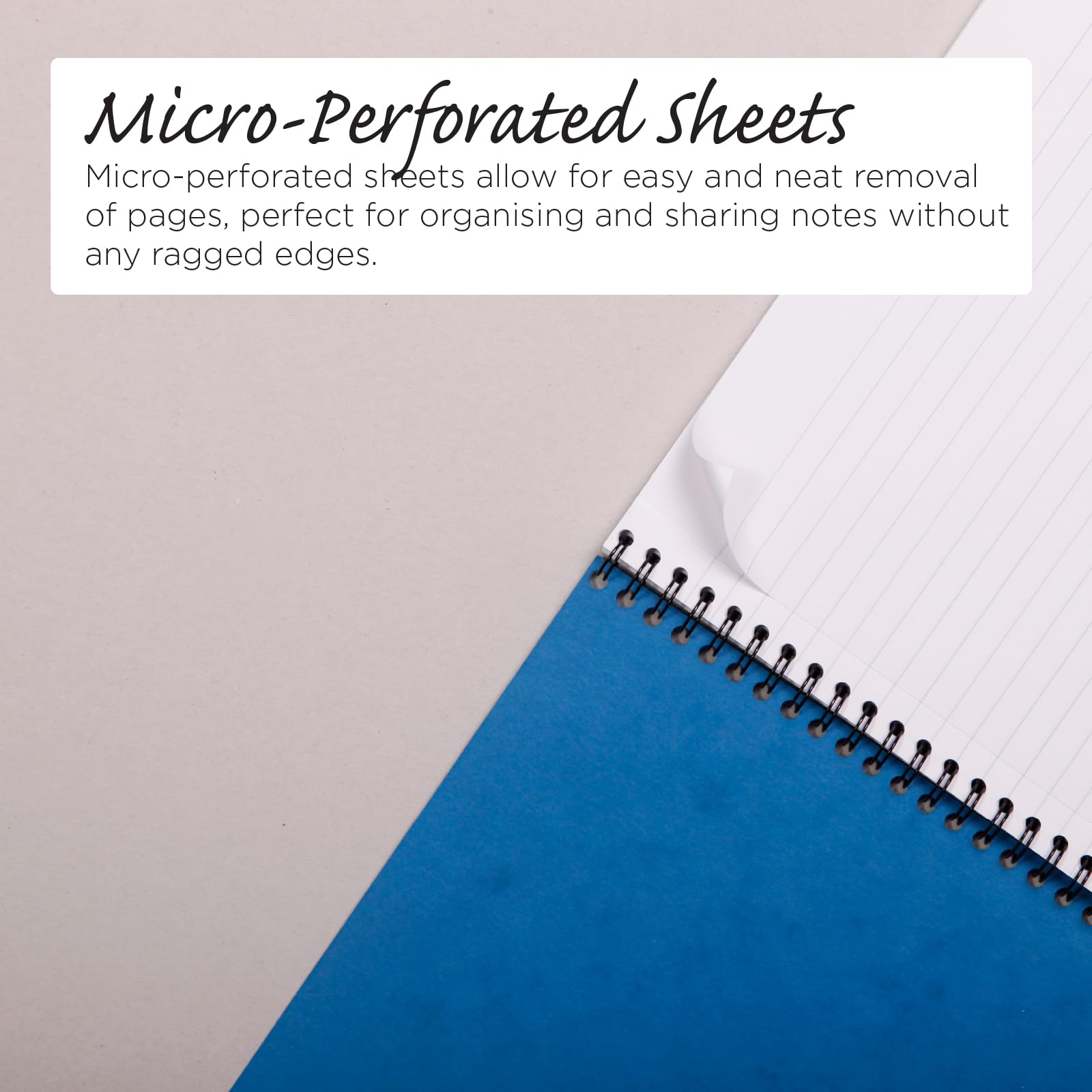 Clairefontaine Notemakers Europa Spiral Notebook - A4 21 x 29.7 cm, 120 Pages, Blue 2
