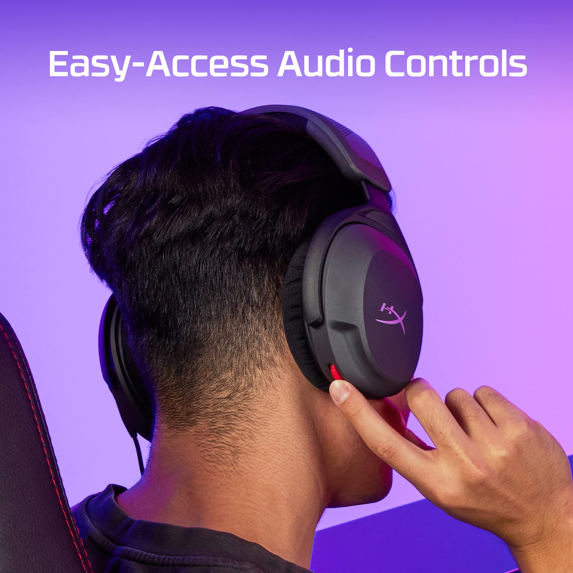 HyperX Cloud Stinger 2 Core Gaming Headset - Lightweight Comfort, Swivel-to-Mute Mic, 40mm Drivers 6