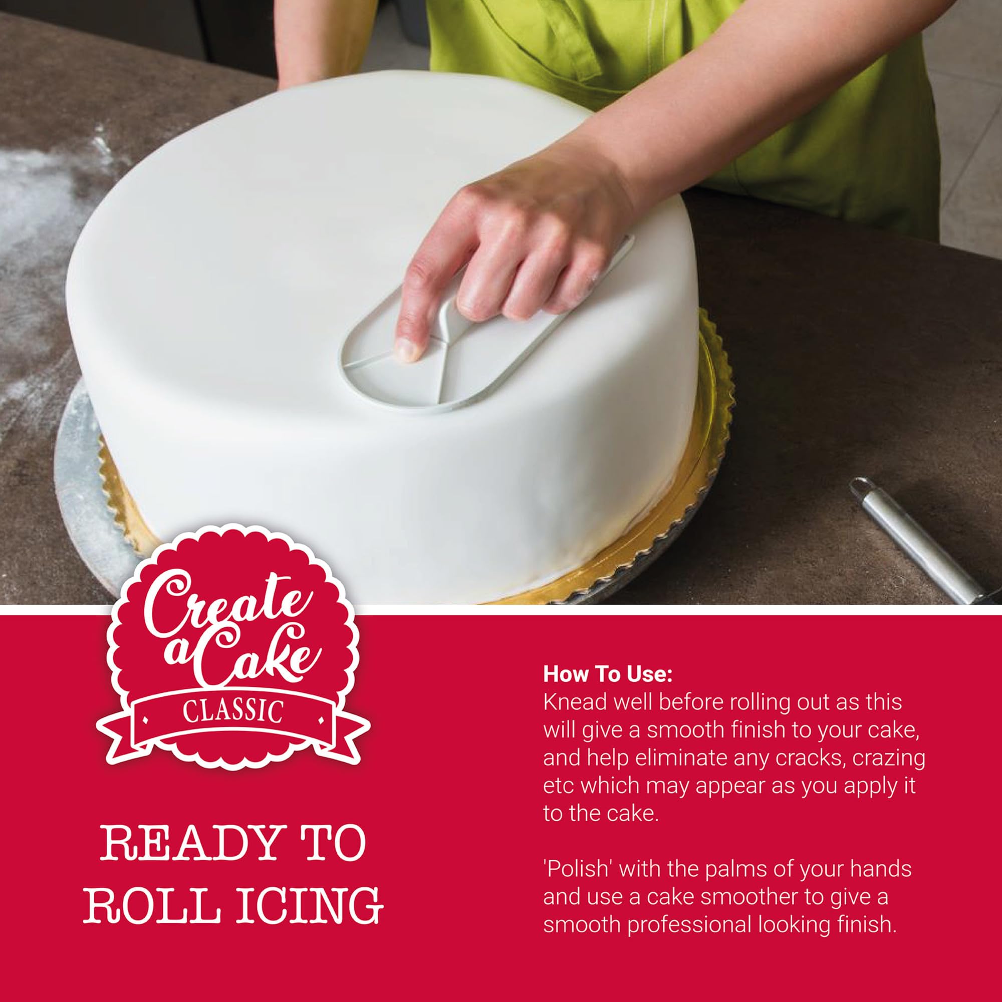 Create A Cake Ready To Roll Icing - Black Fondant Sugar Paste | Palm Free | 200g
