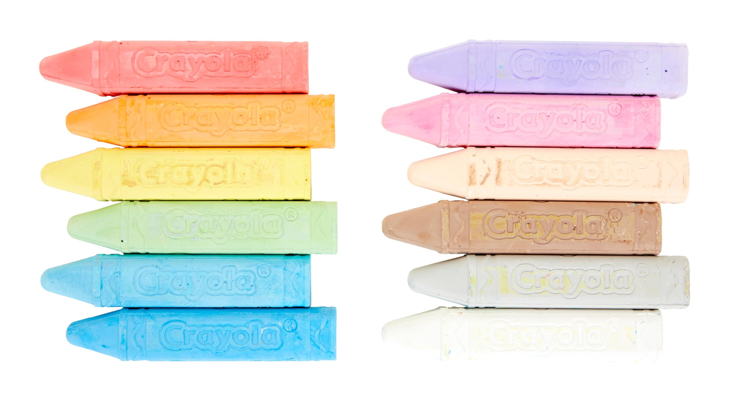 CRAYOLA Outdoor Chalk - Washable Sidewalk Chalk, Square Shape, 12 Assorted Colors 9