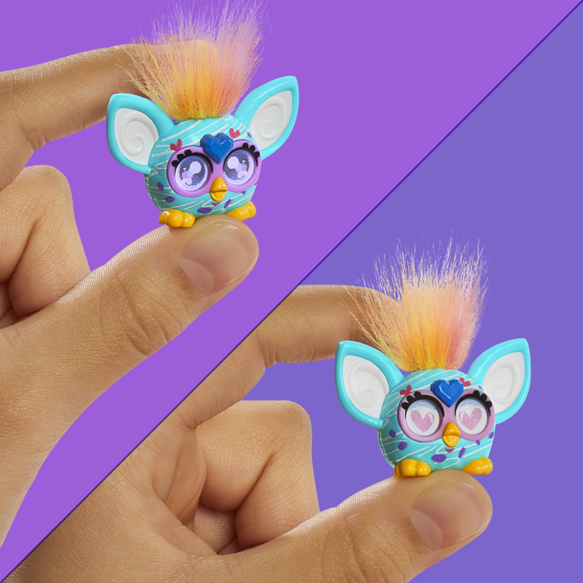 Furby Minis Figure 12 Pack Series 1 - Collectible Pocket-Sized Toys with Changing Eyes 3