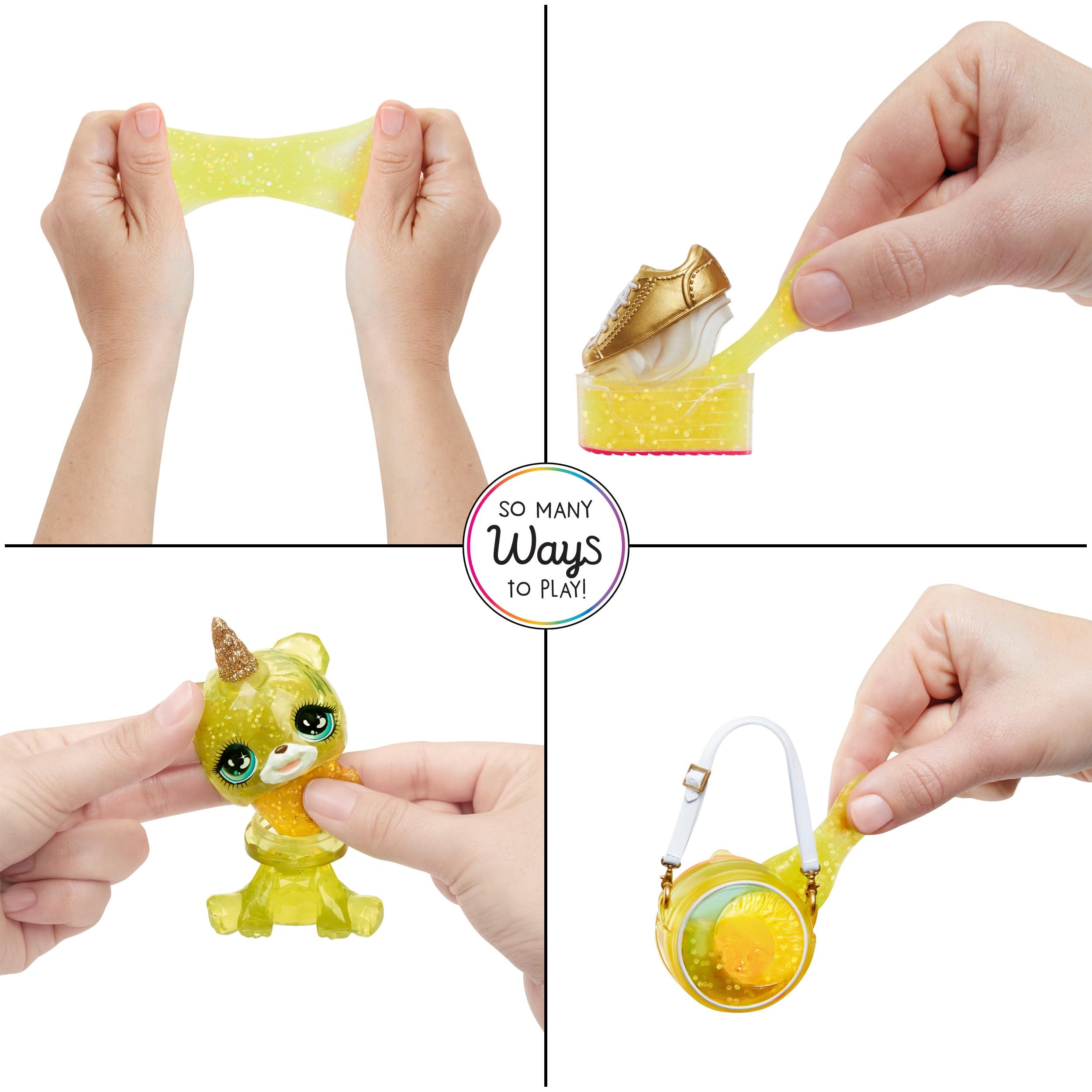 Rainbow High Sunny Madison Fashion Doll with Sparkle Slime & Magical Pet - 28 cm Yellow Shimmer Doll with Customizable Accessories 6