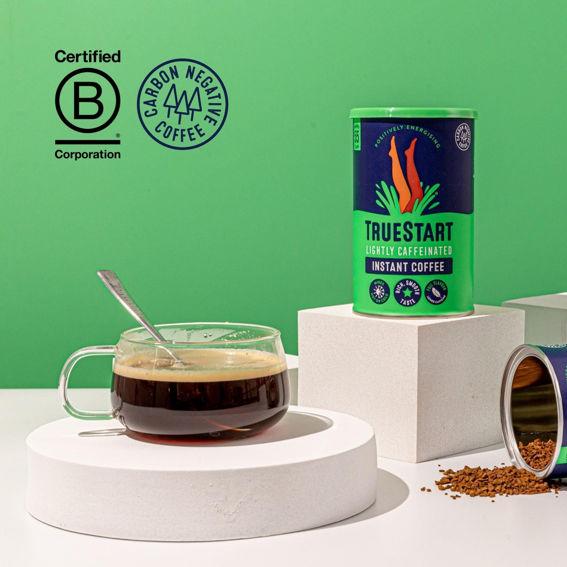 TrueStart - Barista Grade Lightly Caffeinated Instant Coffee (100g) 5