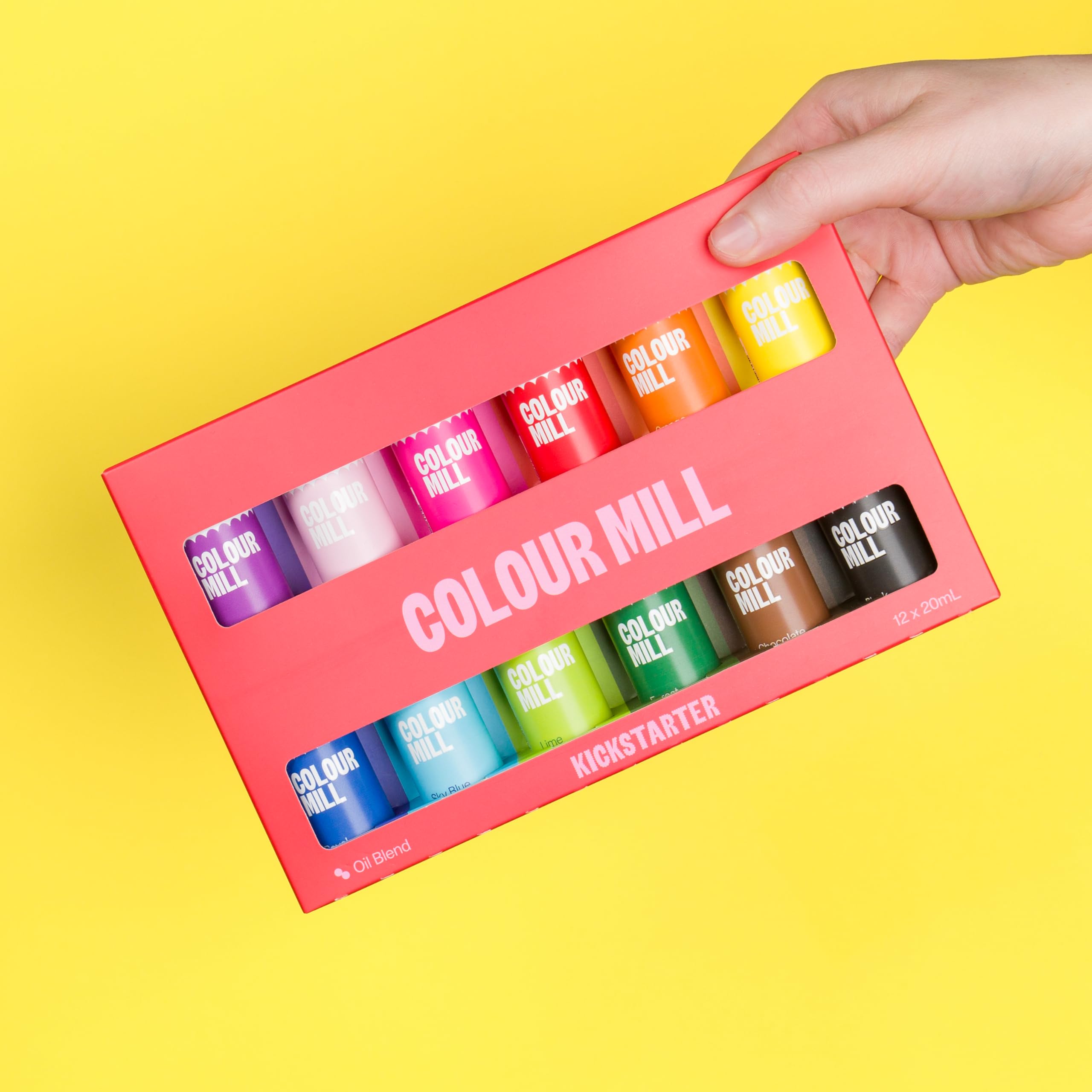 Colour Mill Oil Blend Food Colouring Kickstarter Set - 12 Vibrant Colors, 20ml Each 2