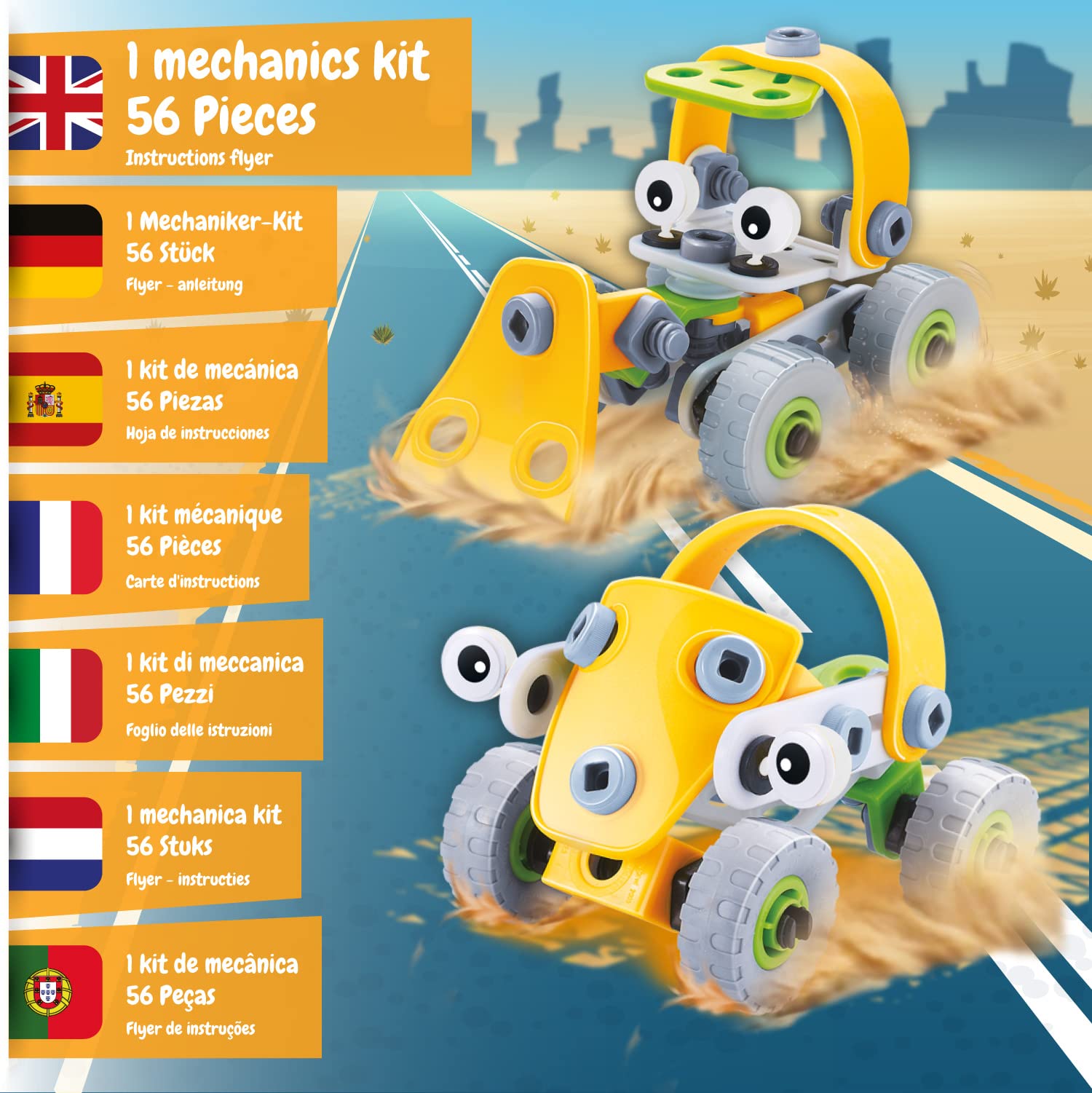 Science4you Auto Mechanics Laboratory - Build Your Own Car and Tractor Kit for Kids 4+ 4