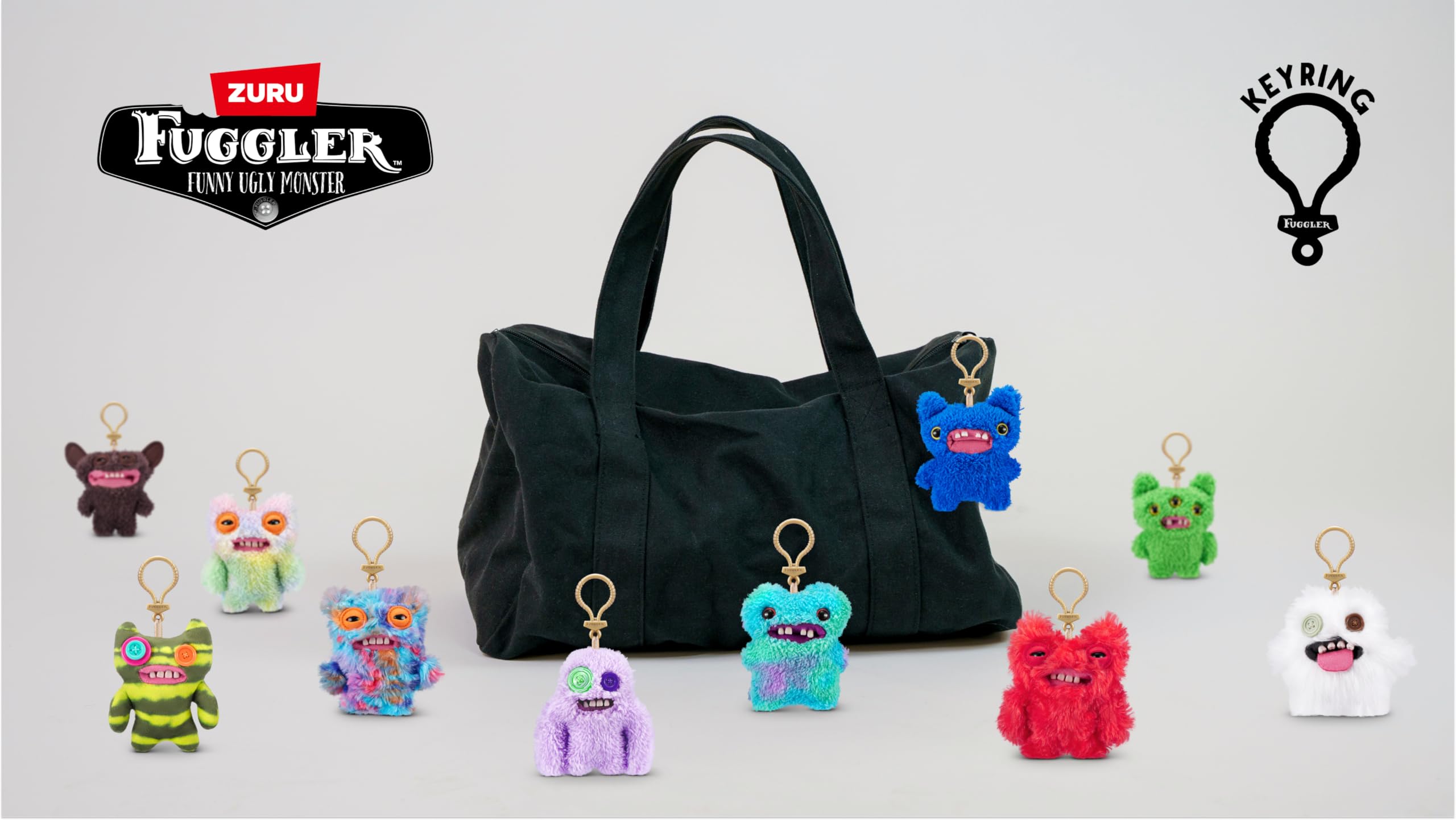 Fuggler Key Rings Series 3 - 5" Funny Ugly Monster Plush Collectible 3