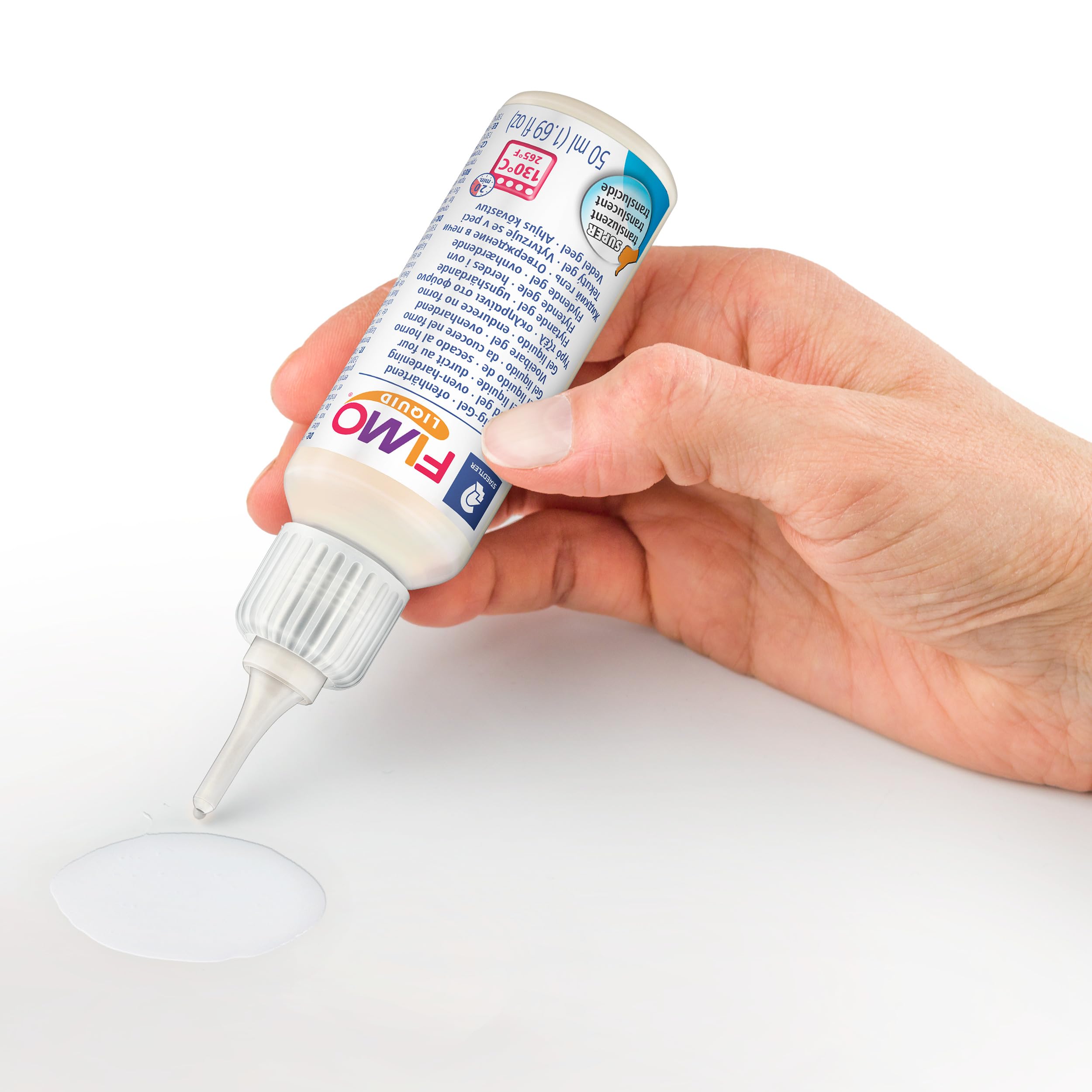 STAEDTLER FIMO Liquid Oven-Hardening Decorating Gel - Translucent, Flexible Finish | 50ml 4