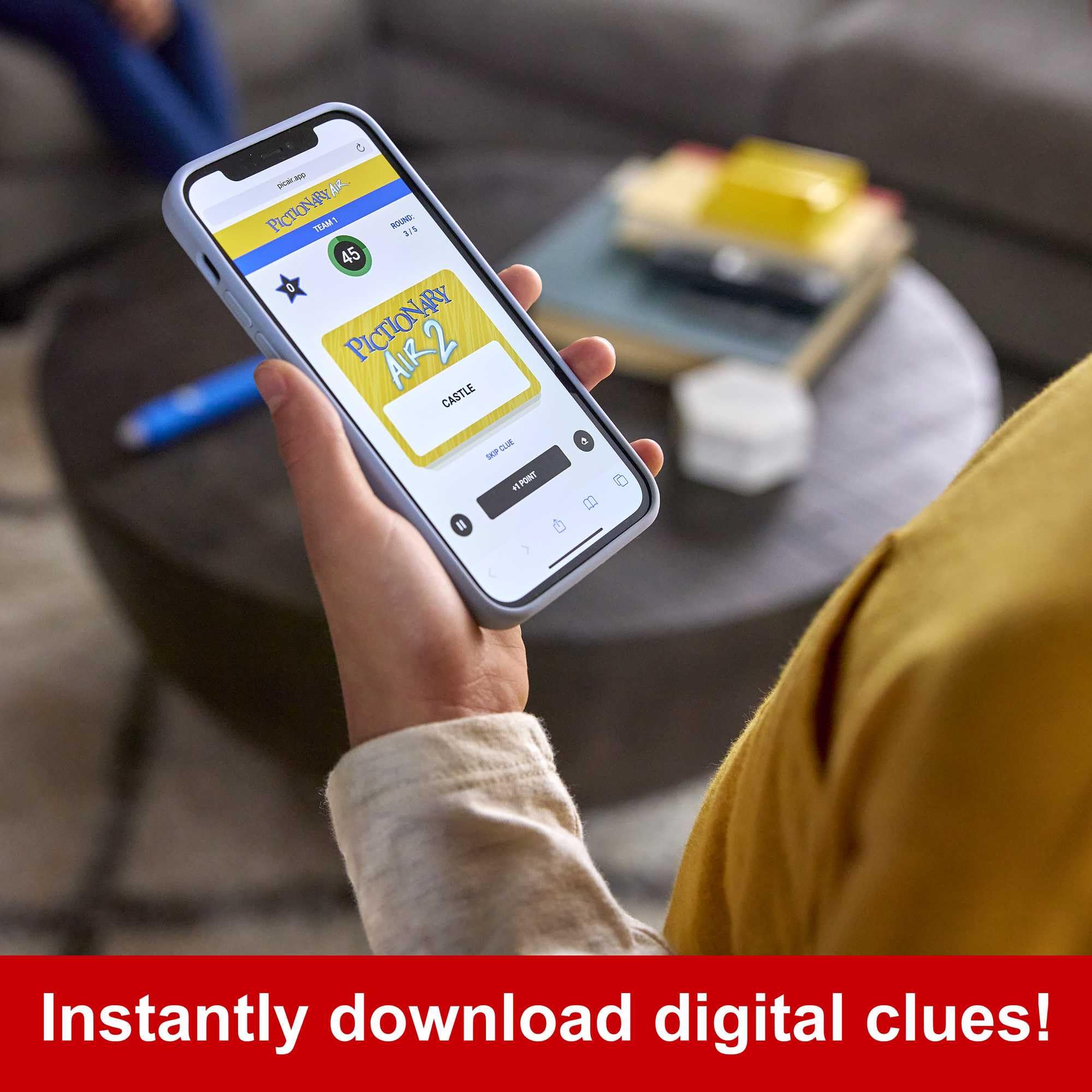 Mattel Games Pictionary Air 2 - Electronic Air-Drawing Game for Kids & Adults 5