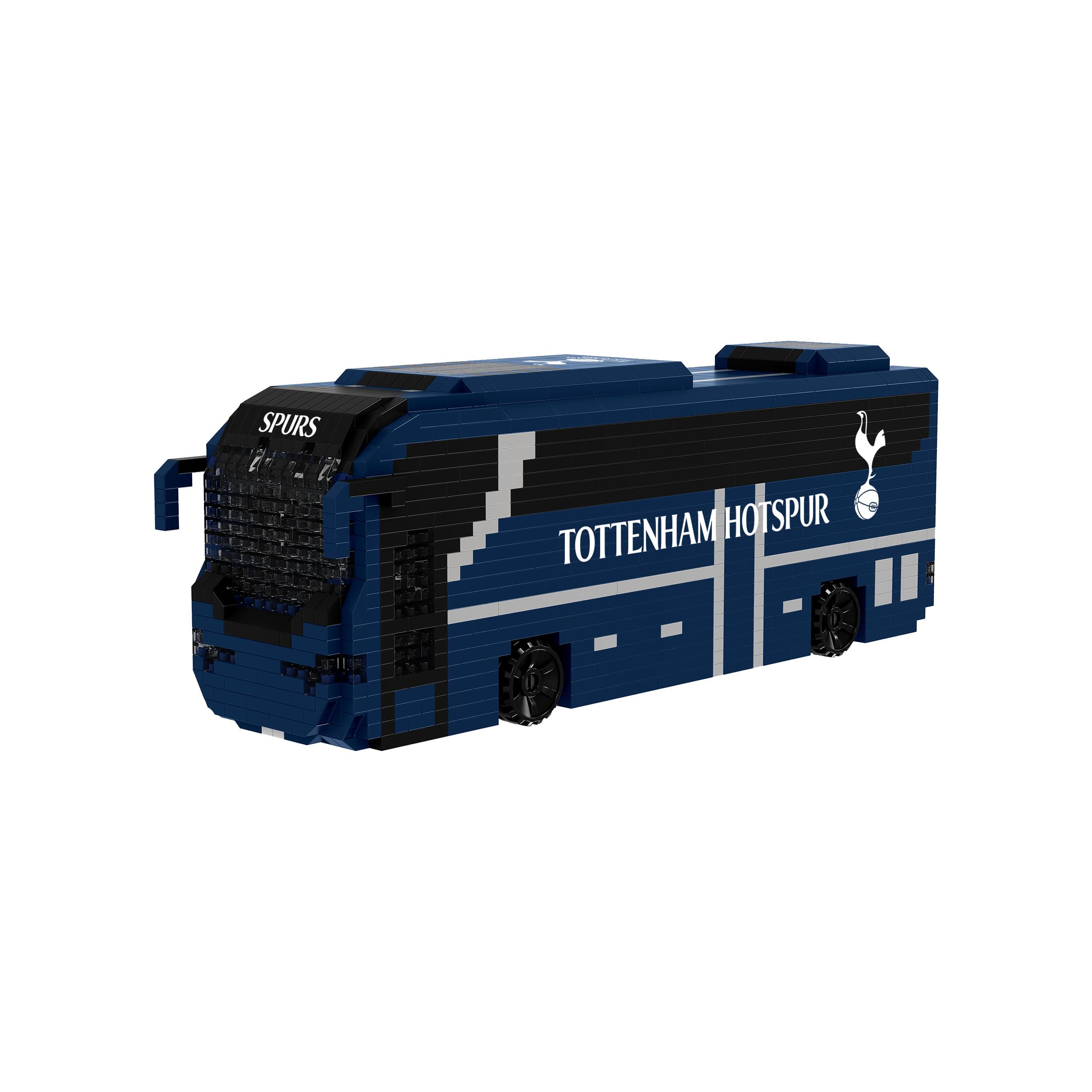FOCO Tottenham Hotspur FC BRXLZ Bricks 3D Coach Building Set | 1347 Pieces | Ages 12+