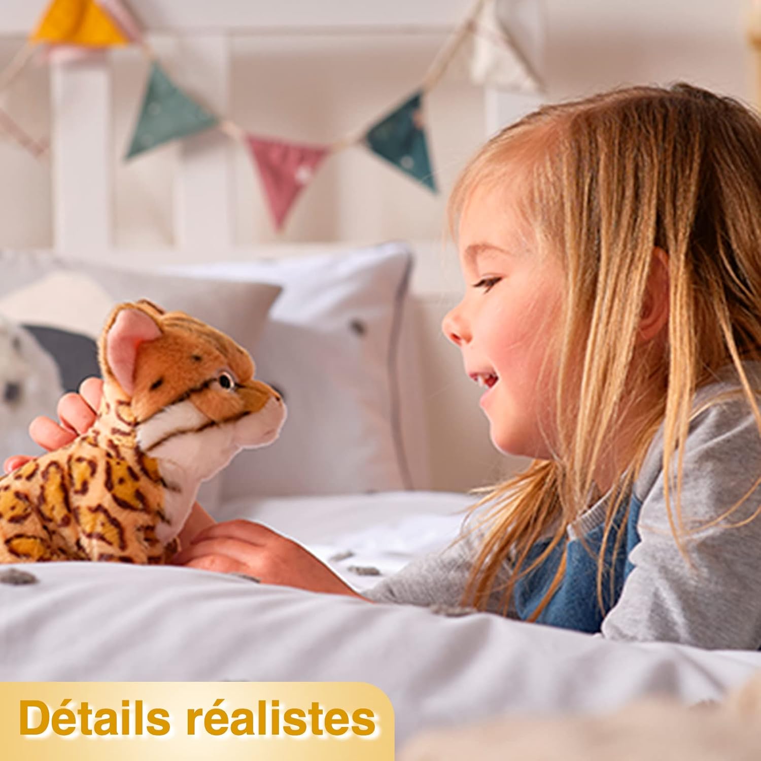 Living Nature German Shepherd Plush Toy - 20cm Realistic Soft Dog 3