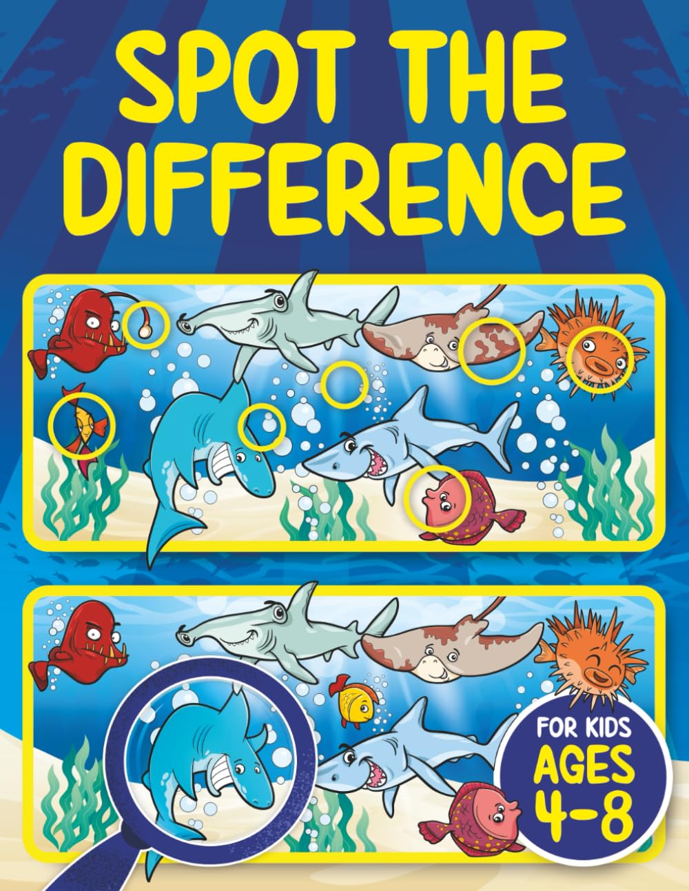 Splendid Youth Spot the Difference Book for Kids ages 4-8 | Paperback | 72 Pages