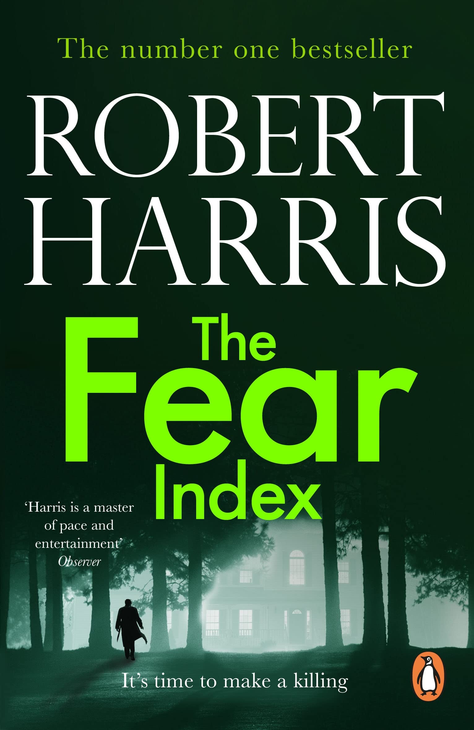 The Fear Index by Robert Harris - Technothriller Novel | Paperback | English
