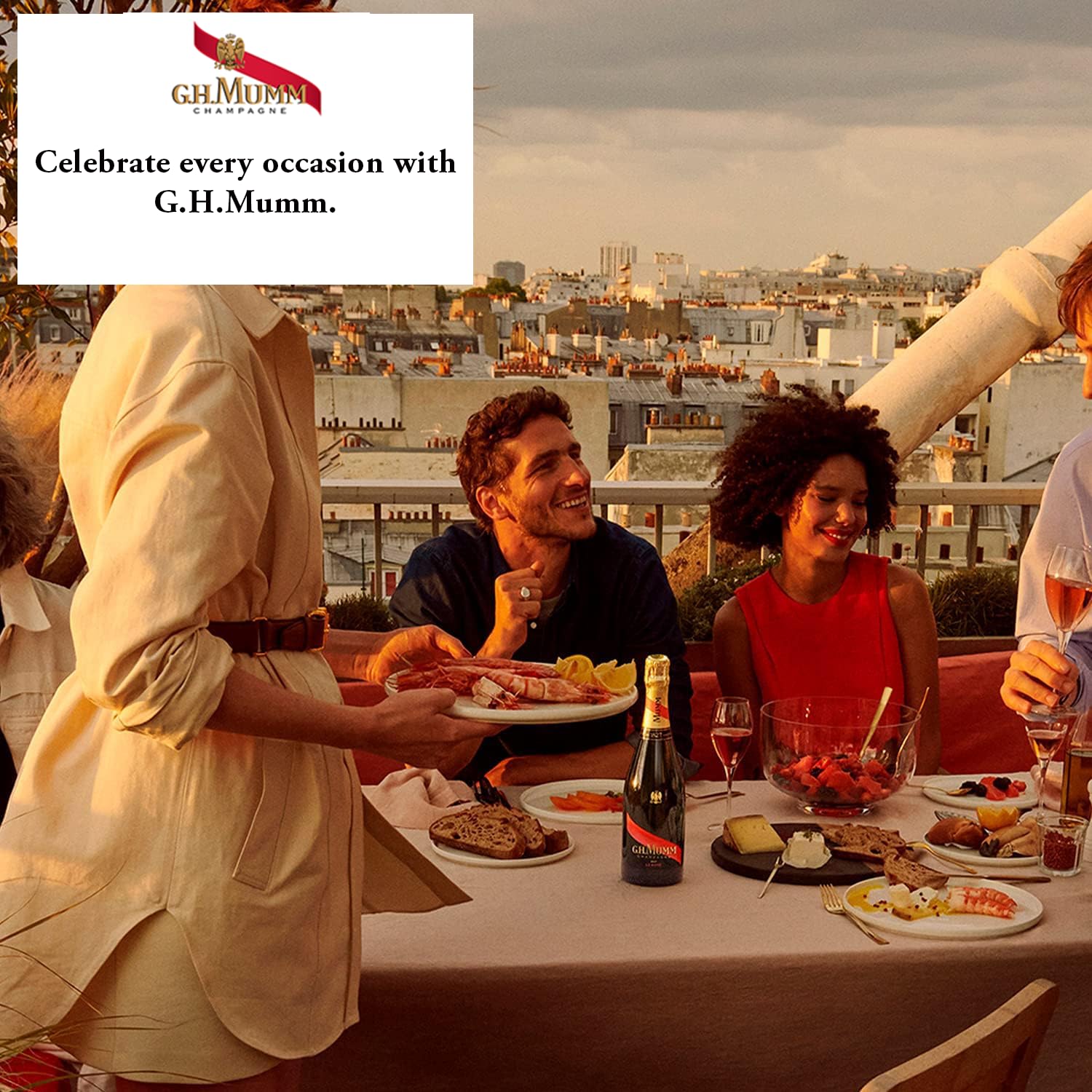 G.H. Mumm Le Rosé Champagne - 75cl with Gift Box 11