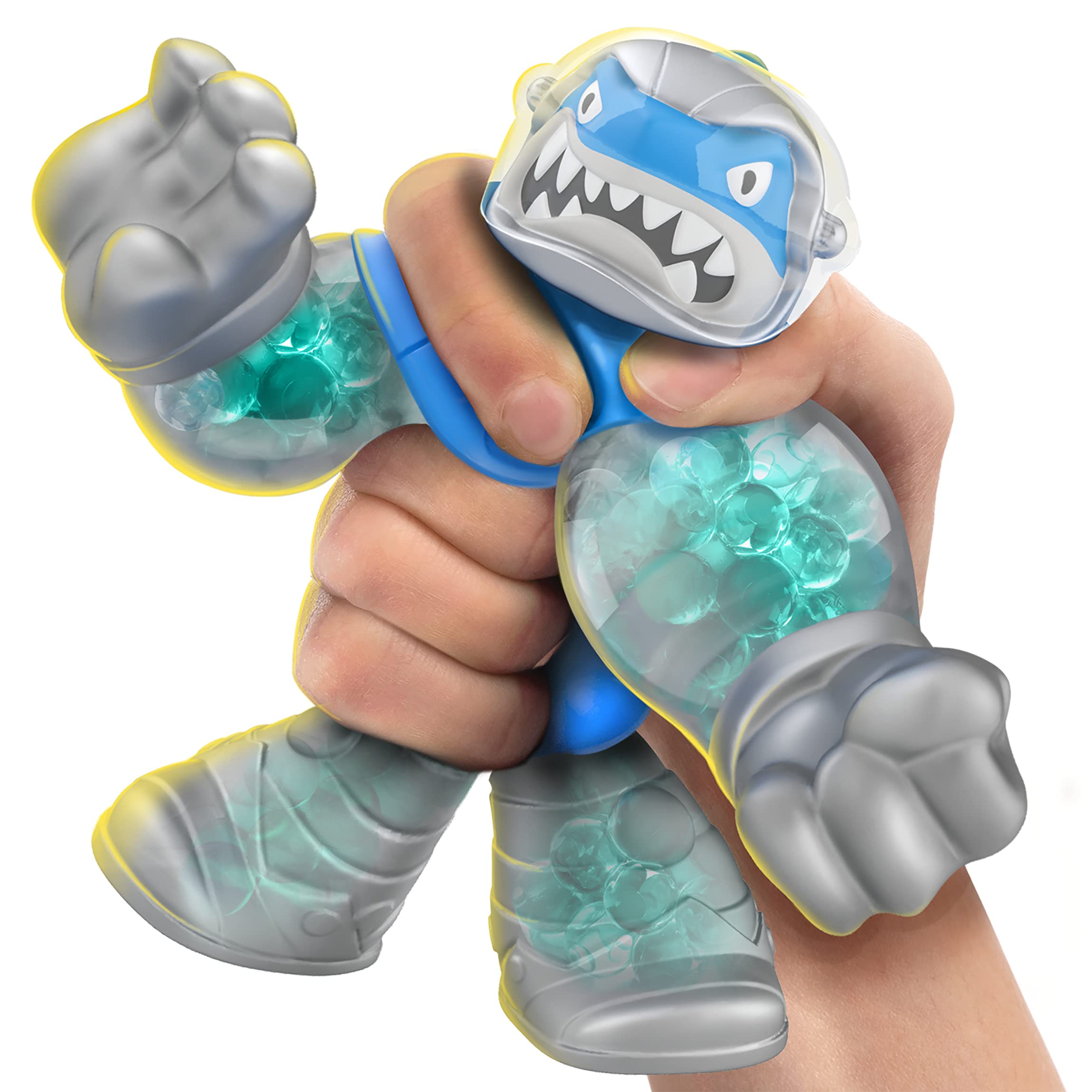 Heroes of Goo Jit Zu Galaxy Attack – Astro Thrash 41209, dehnbare Actionfigur mit hochklappbarem Visier 4