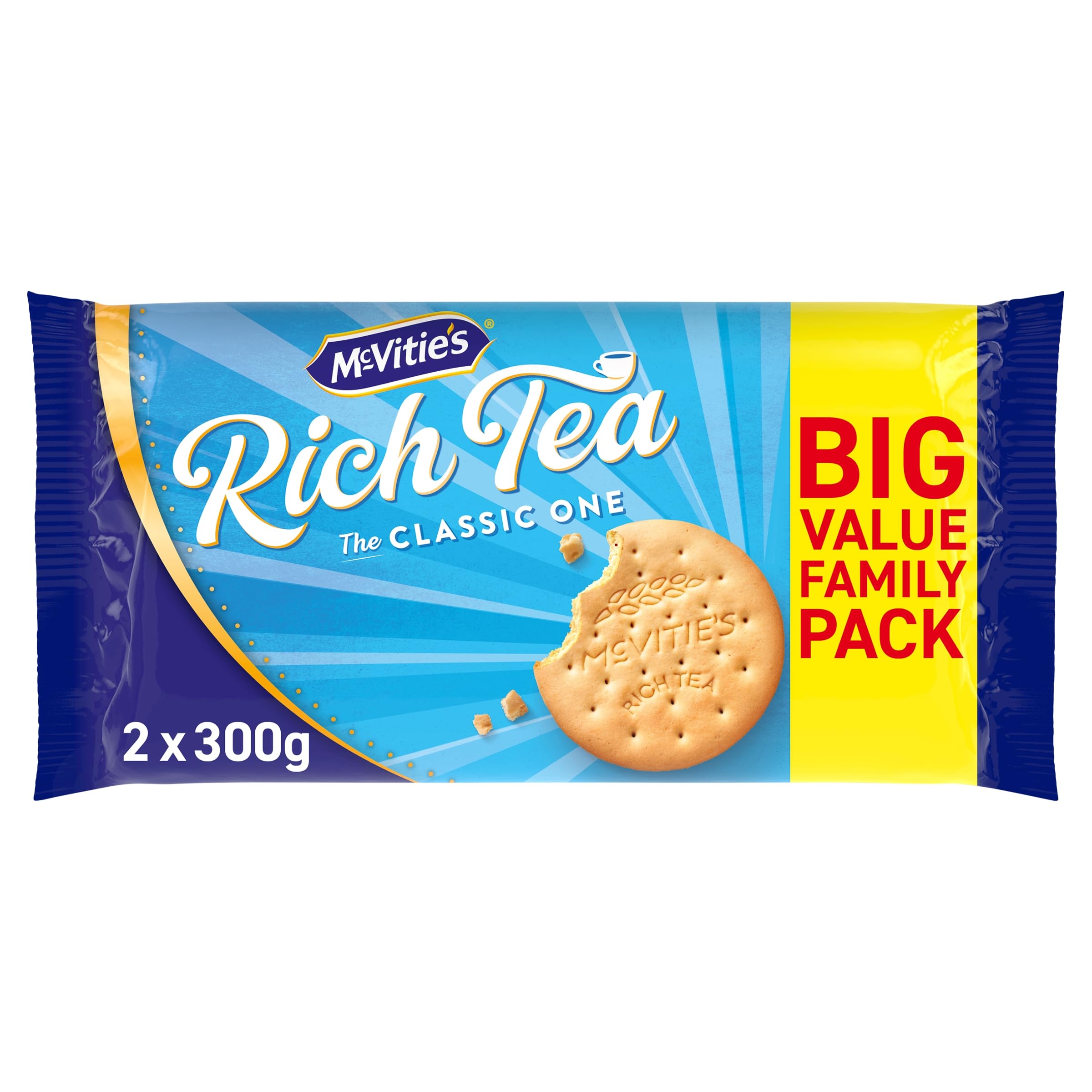 McVitie's Rich Tea Classic Biscuits Twin Pack, 600 g