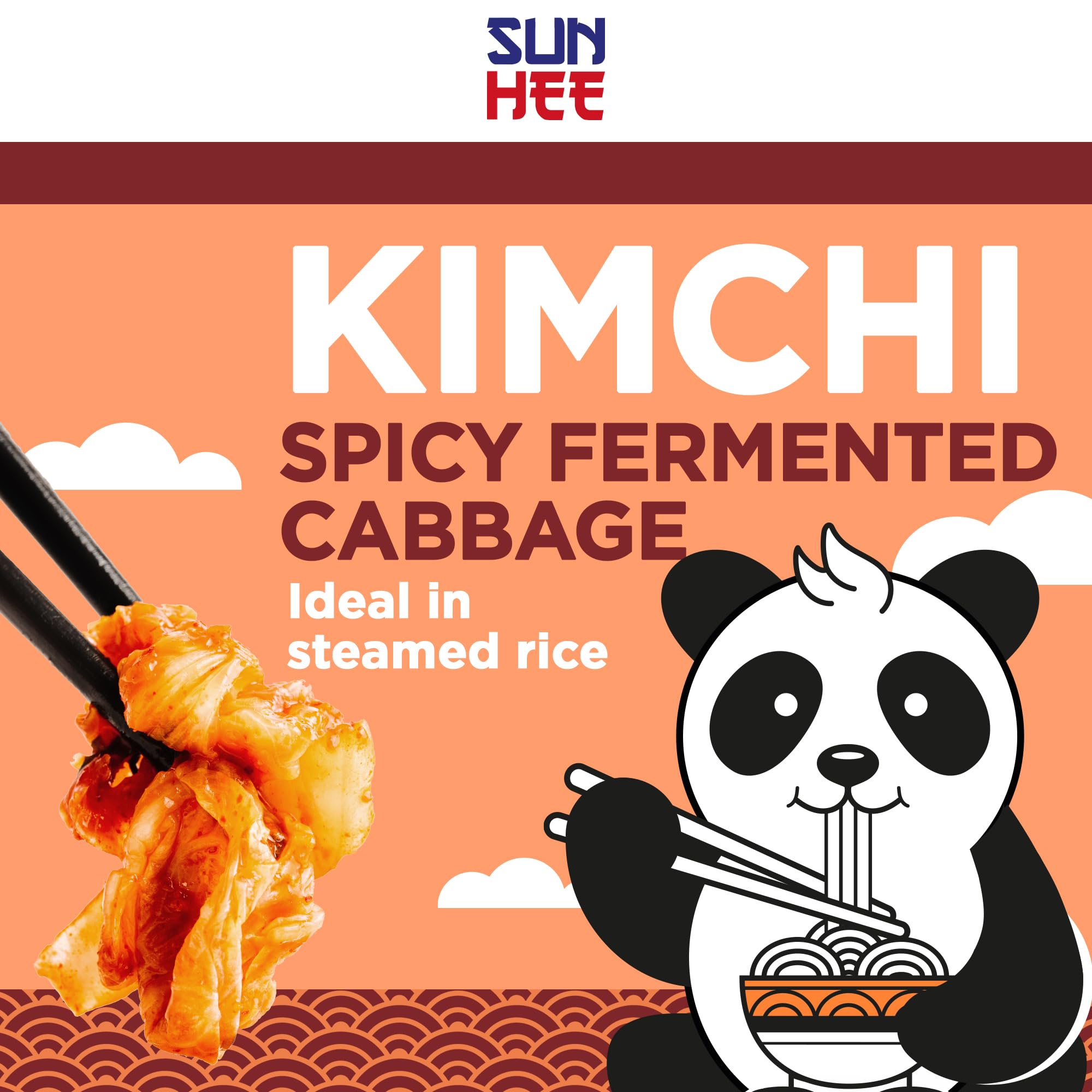 Sun Hee Natural Kimchi - Fermented Cabbage with Radish, Garlic & Ginger (190g) 3