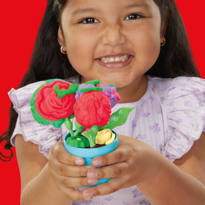 Play-Doh Blooming Flowers Playset - Creative Arts & Crafts for Toddlers 3+