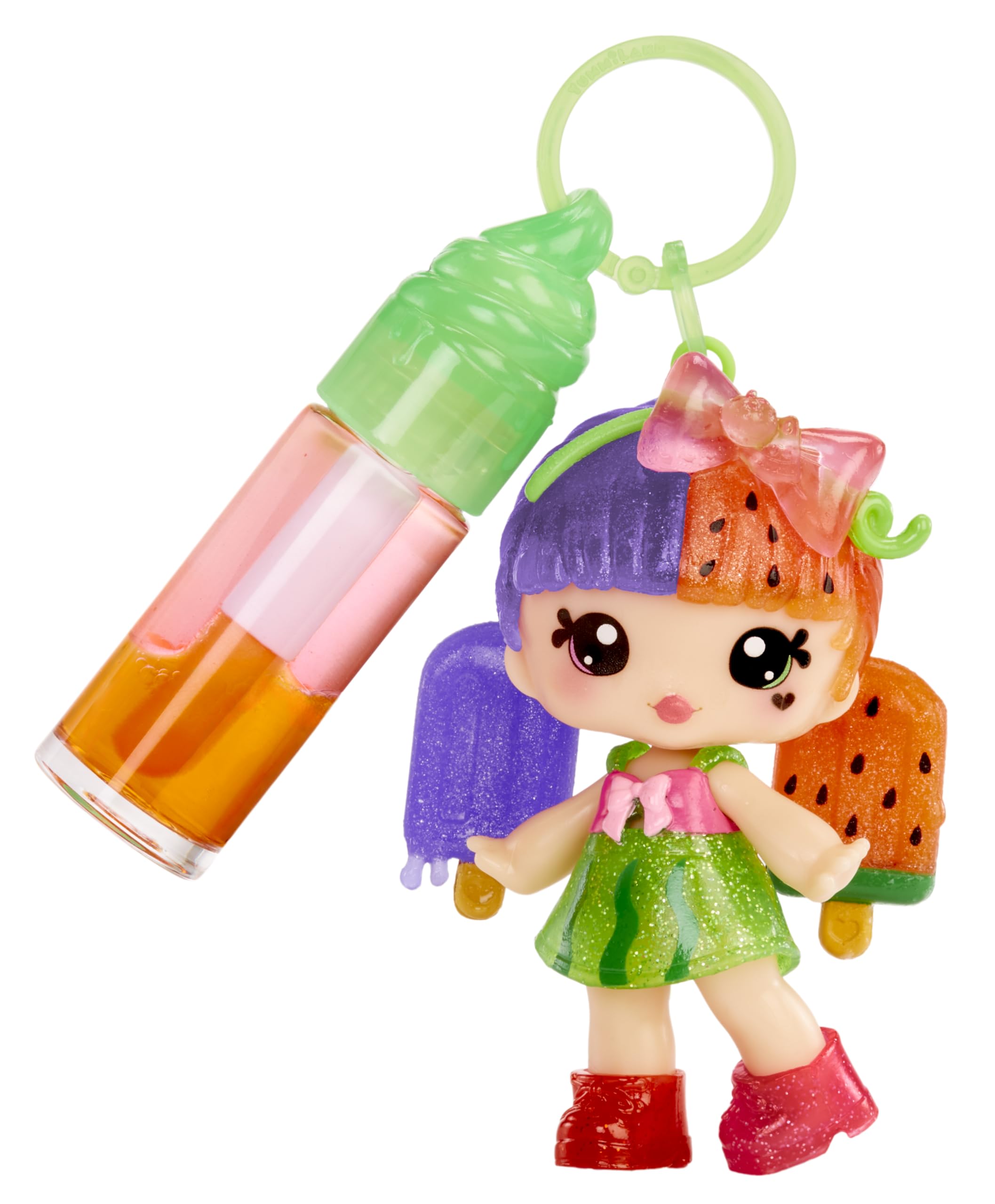 Yummiland Lip Gloss Doll - Mystery Color Change Series, Poppy Melonberry 4