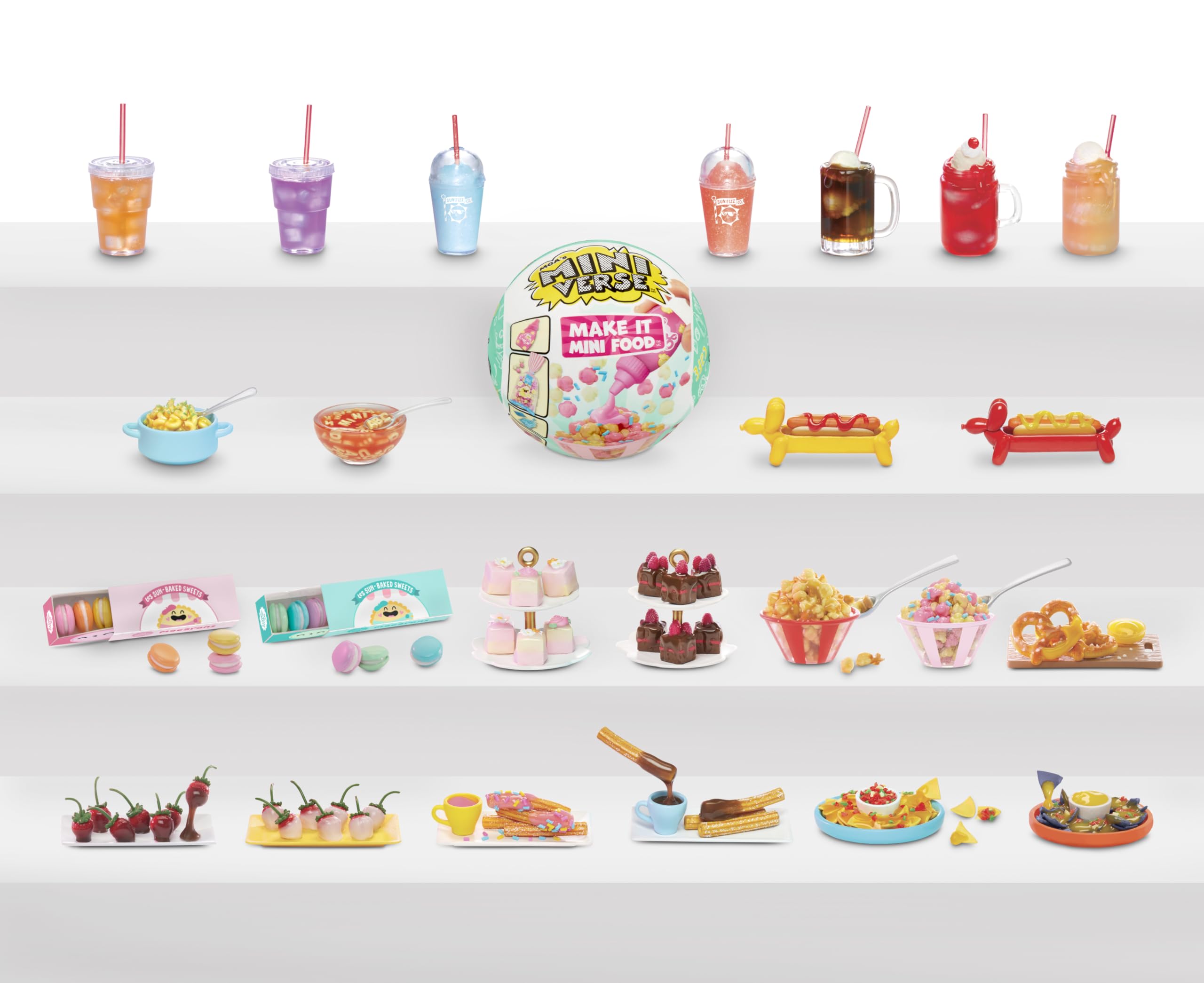 MGA's Miniverse Make It Mini Food Cafe Series 2 - DIY Resin Craft Playset for Kids Aged 8+ 5