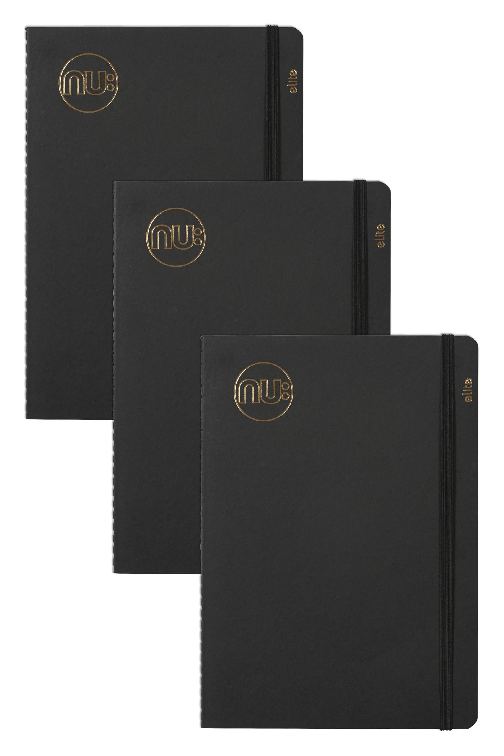 nu: Kraft Range A5 Notebook 3-Pack - 120 Pages 80gsm Cream Paper | Recycled Cover 1