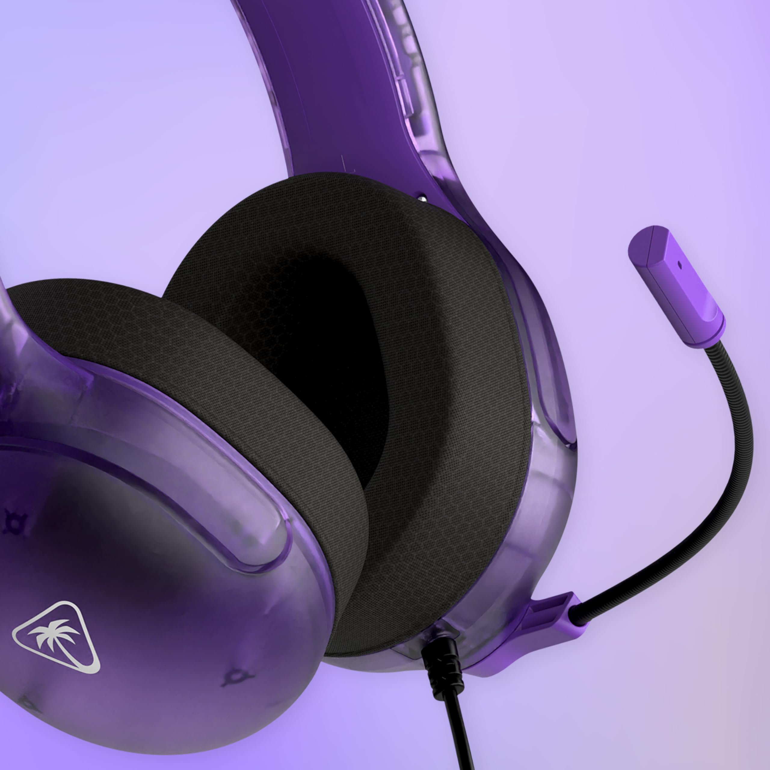 Turtle Beach Airlite Fit Ghost Purple Wired Gaming Headset for Nintendo Switch, 40mm Speakers, Flip-to-Mute Mic 6
