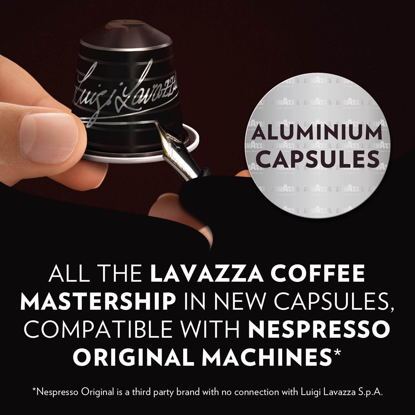 Lavazza Espresso Maestro Ristretto – 30 Aluminiumkapseln für Nespresso Original-Maschinen 6