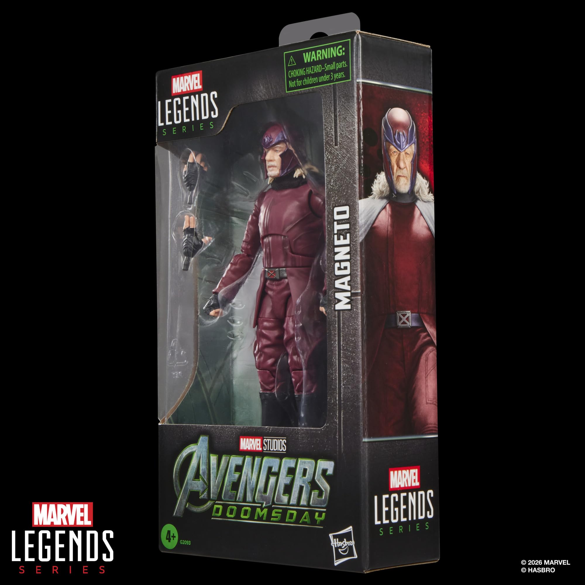 Marvel Legends Magneto Action Figure - 15cm Scale, 20+ Points of Articulation, Includes 2 Accessories