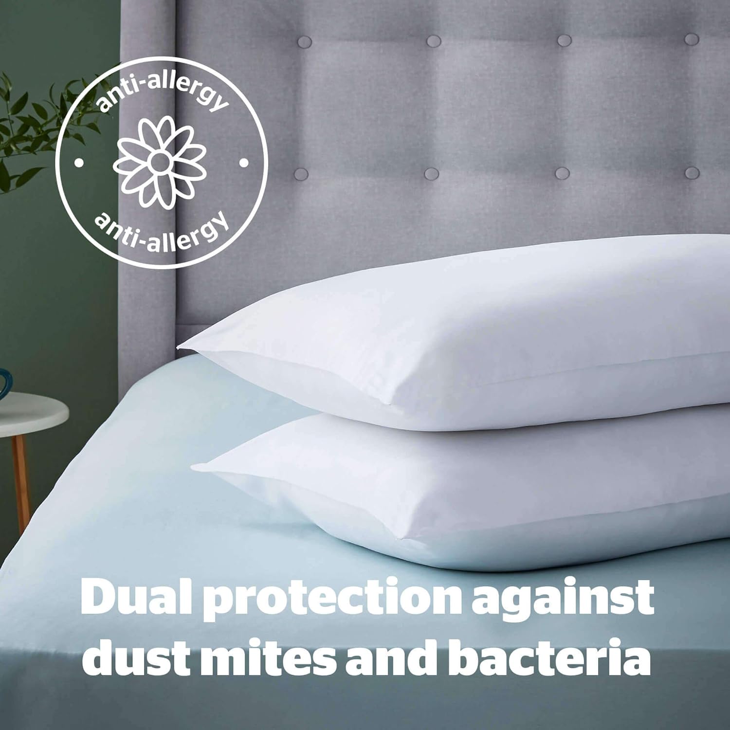 Silentnight - Anti-Allergy Microfibre Pillow Pack of 2 (Twin) 15