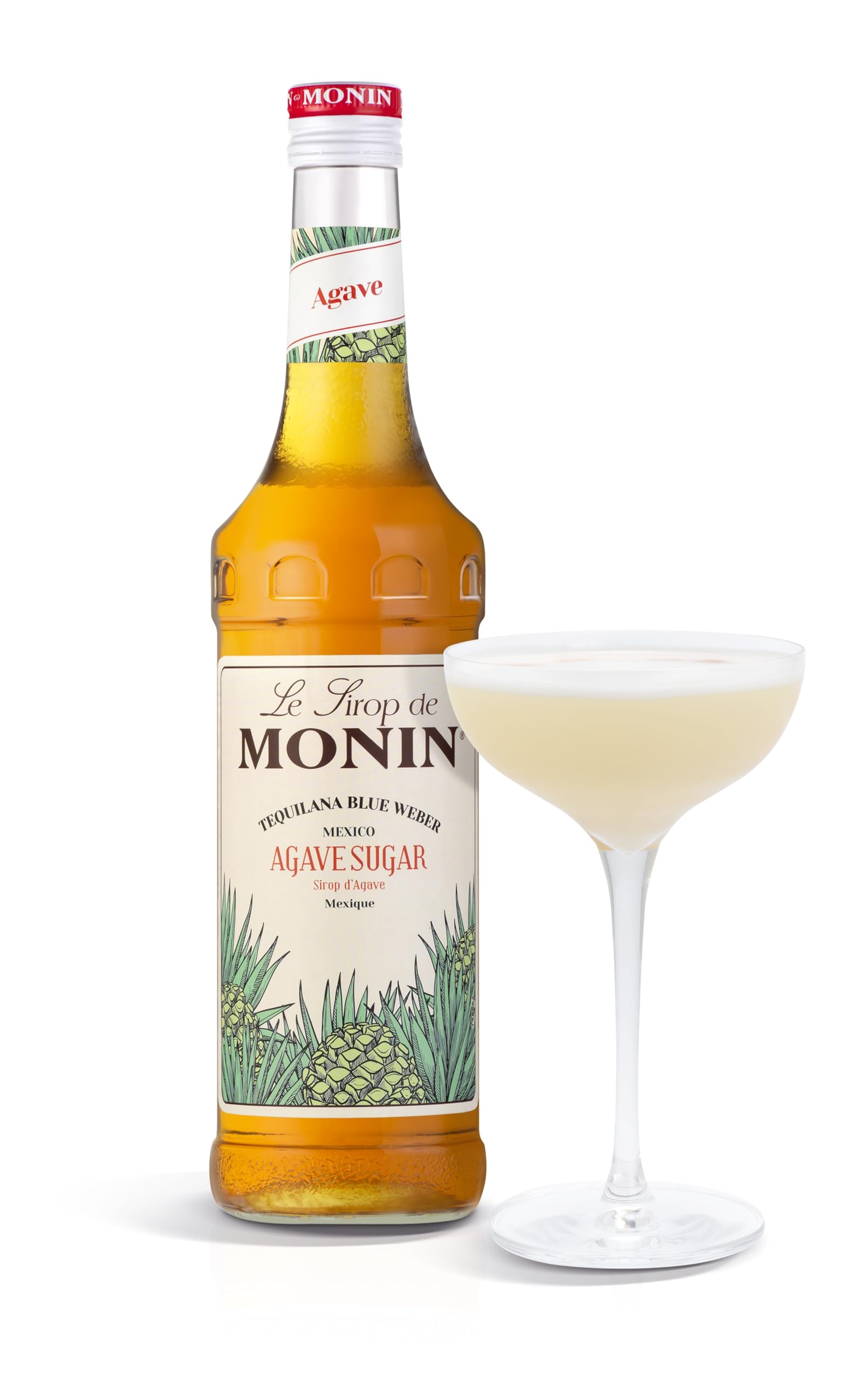 MONIN Premium Agave Syrup 700 ml - Vegan-Friendly Sweetener for Cocktails, Coffee & Mocktails 6